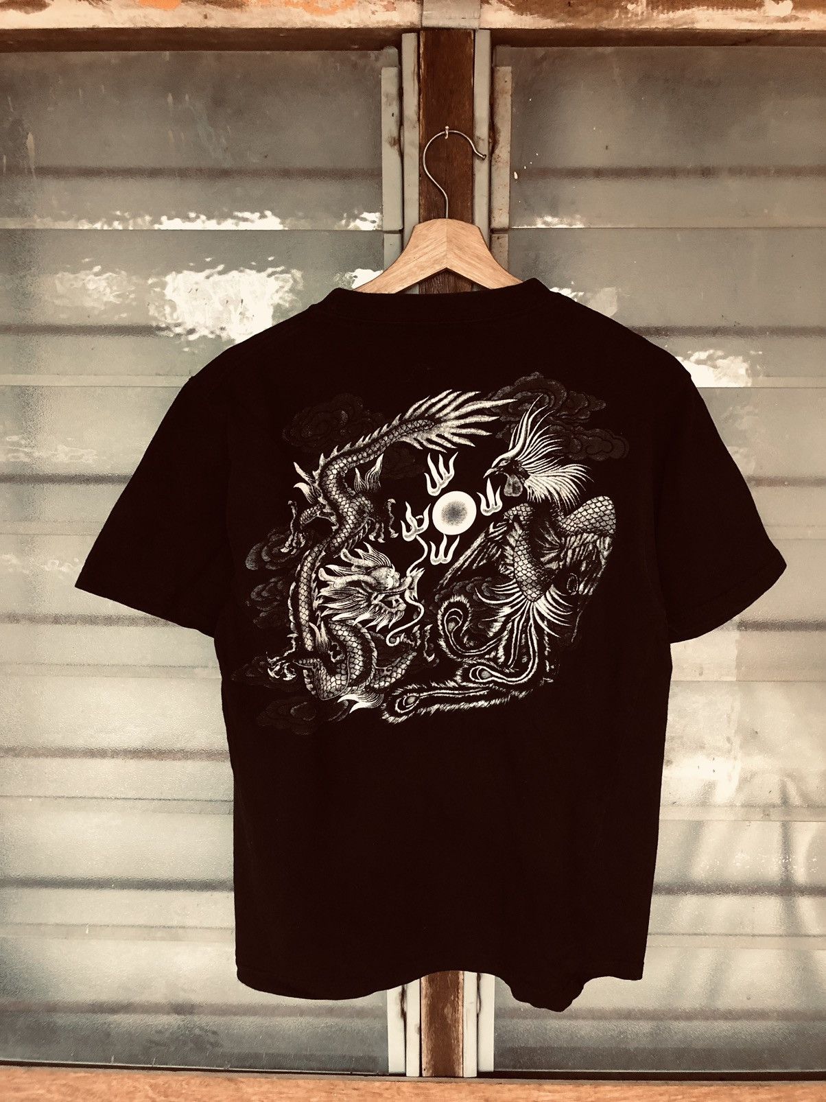 Vintage Vintage Japanese Dragon Fighter Shirt Tee Size US M / EU 48-50 / 2 - 7 Thumbnail