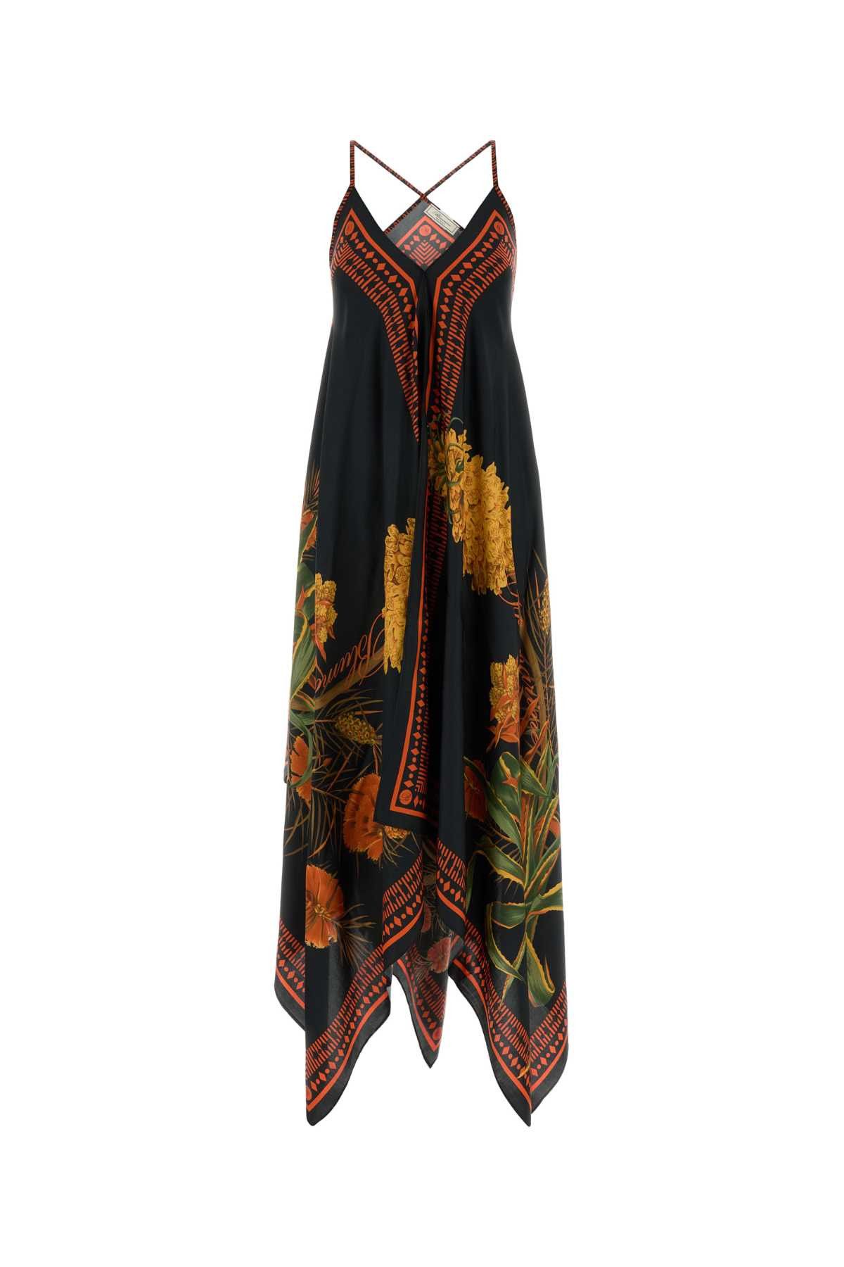 Blumarine Printed Twill Dress Size S / US 4 / IT 40 - 1 Thumbnail