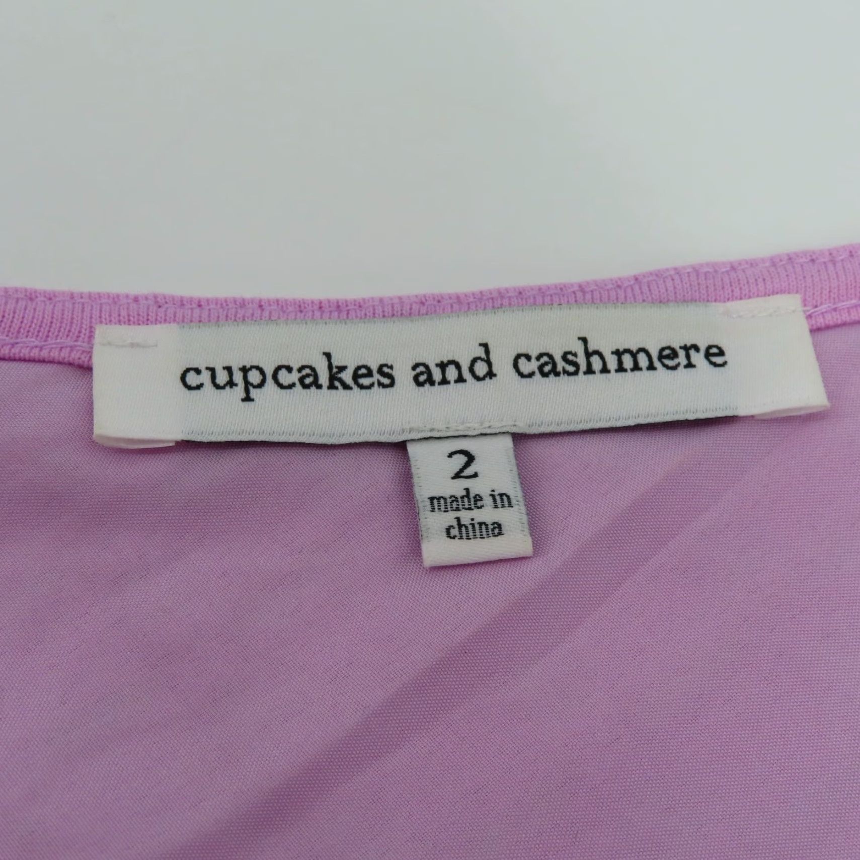 Vintage Cupcakes and Cashmere Womens 2 Purple Eyelet Lace Sleeveless A-Line Dress Summer Dress Size XS / US 0-2 / IT 36-38 - 7 Thumbnail