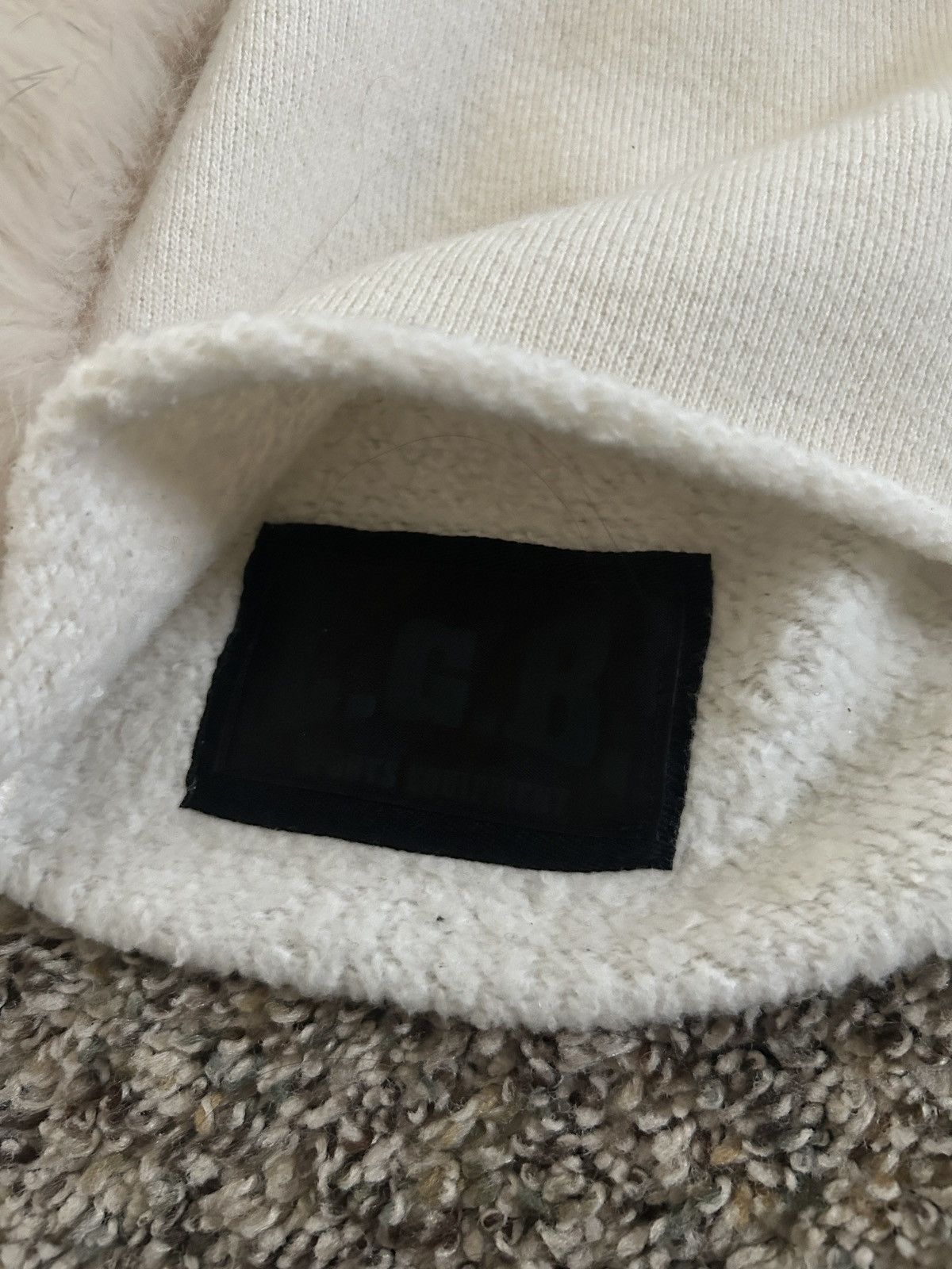 If Six Was Nine × Japanese Brand × Le Grande Bleu (L.G.B.) LGB Le Grande Bleu Mohawk Beanie white Size ONE SIZE - 3 Thumbnail