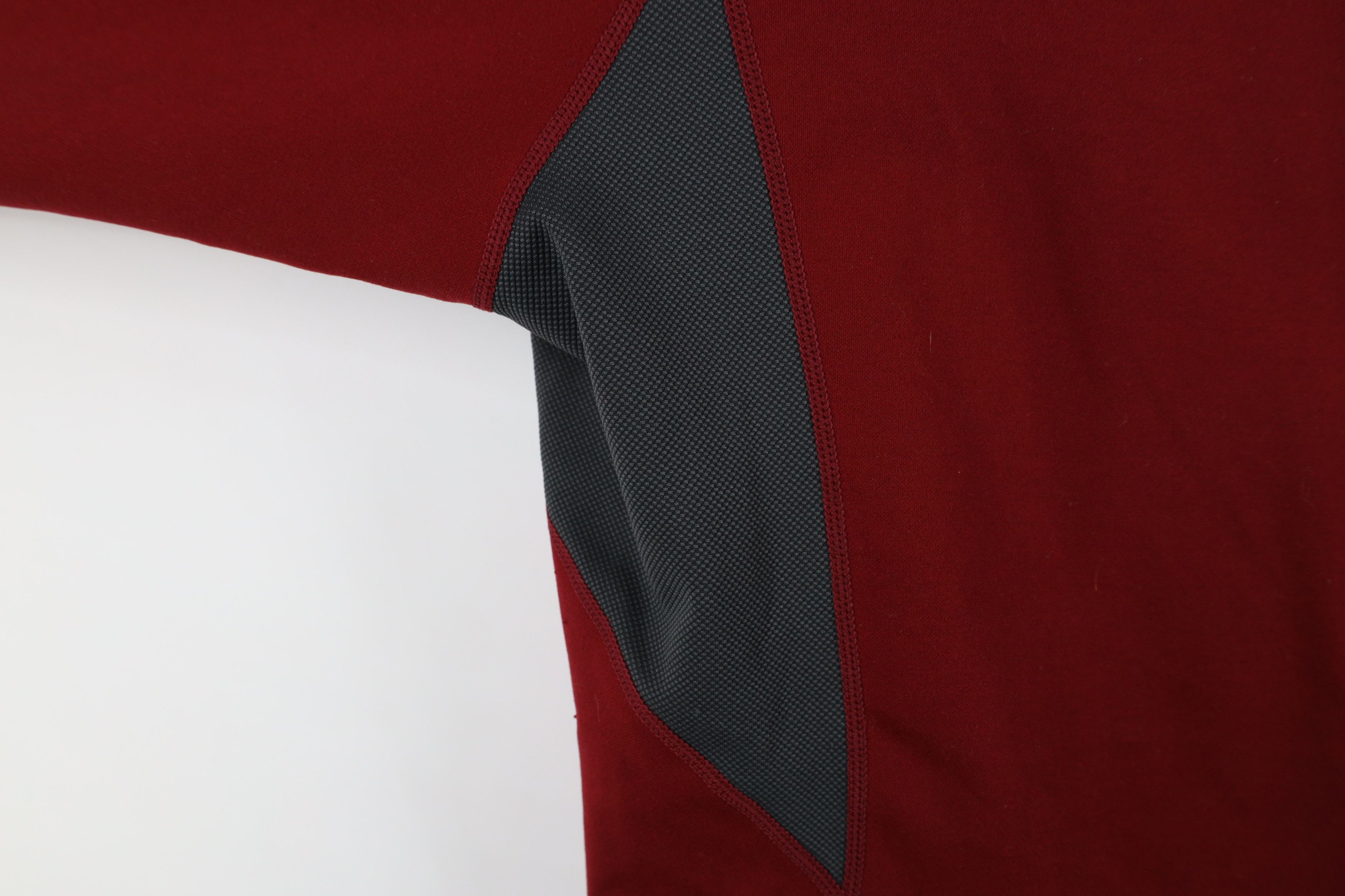 Nike × Vintage Vintage Nike ACG Mini Swoosh Knit Long Sleeve T-Shirt Red Size US XXL / EU 58 / 5 - 8 Thumbnail