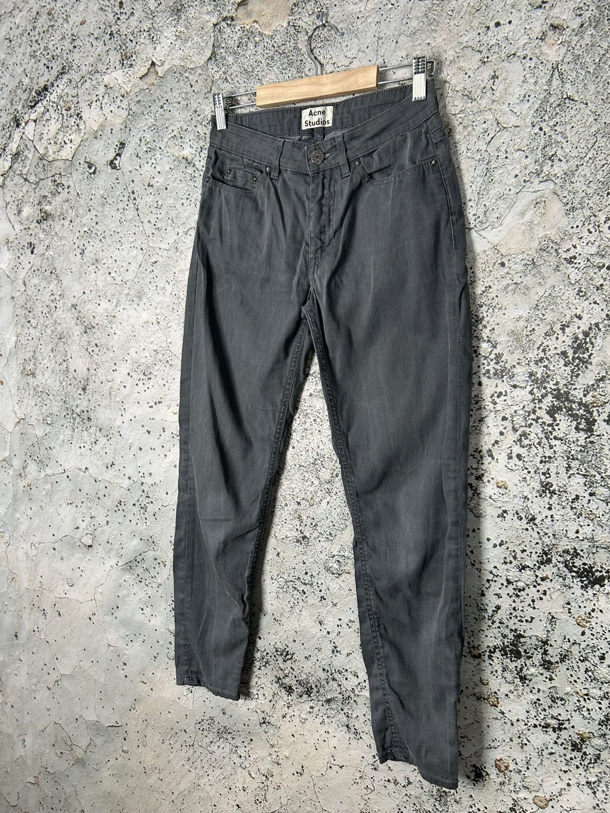 Acne Studios × Designer × Vintage Acne Studios Skin 5 Paola Grey Jeans Avantgarde Designer Size US 27 - 2 Thumbnail