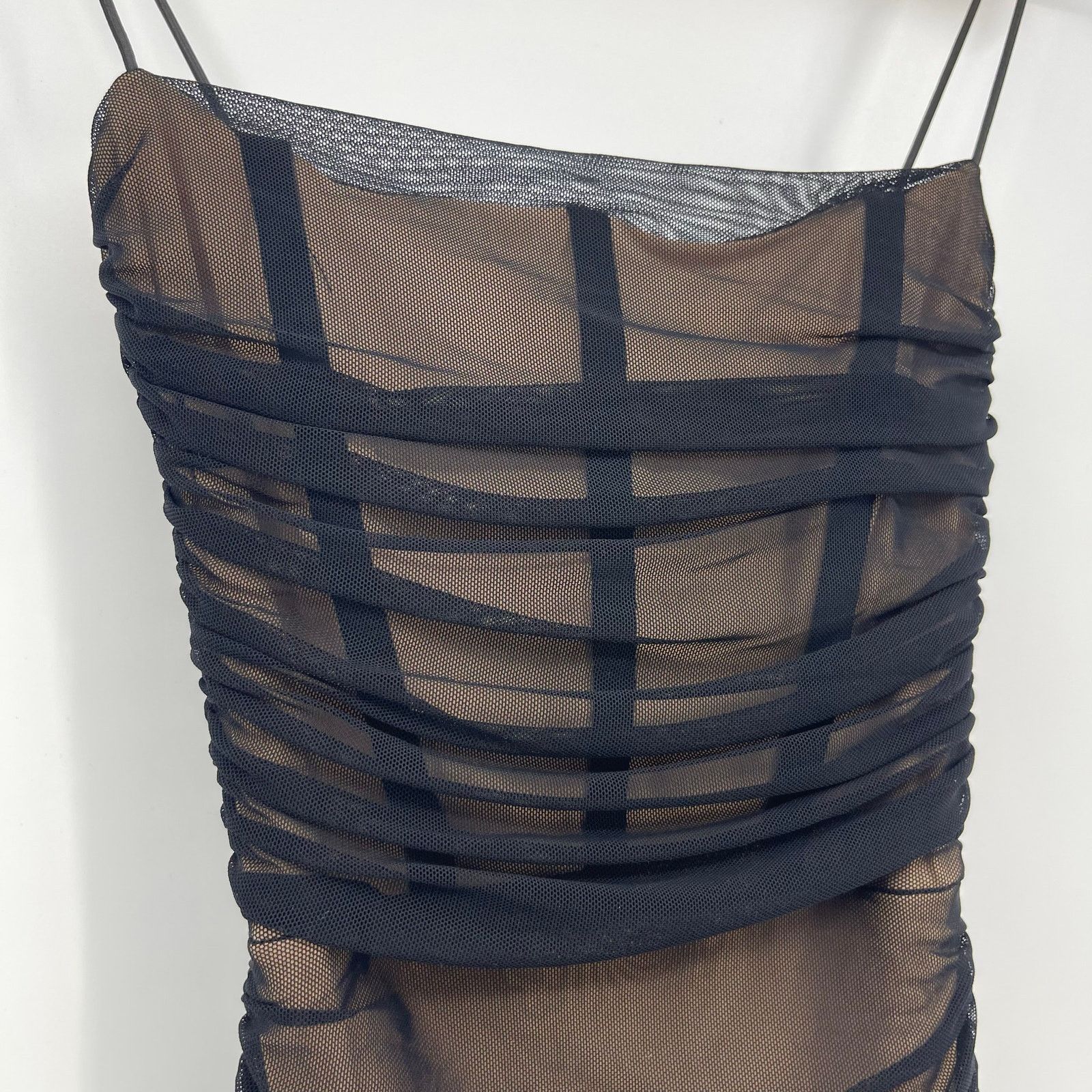 Other Nookie | NWT Mecca Midi Dress Black Mesh Bodycon LBD XS Size XS / US 0-2 / IT 36-38 - 9 Thumbnail