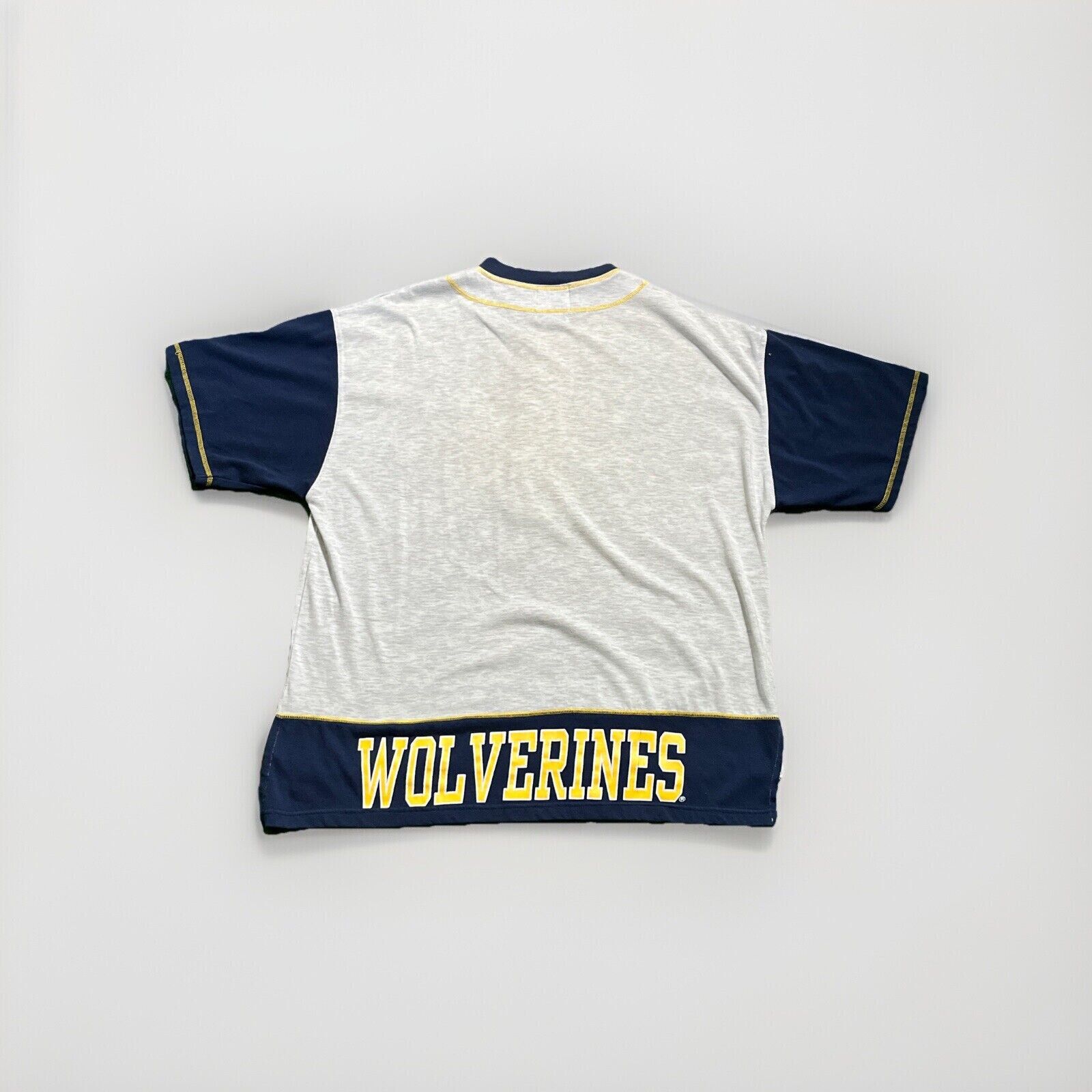 Starter Vintage Starter Michigan Wolverines NCAA Henley Size US XL / EU 56 / 4 - 1 Thumbnail