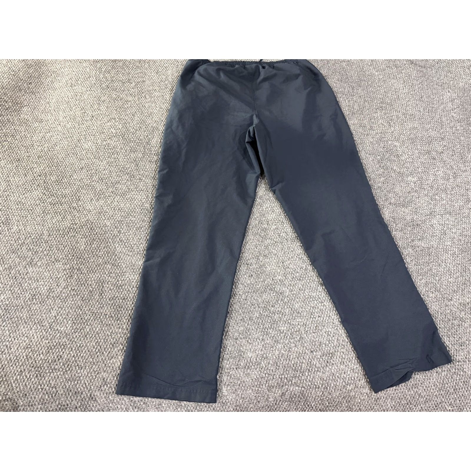 Adidas Adidas Pants Mens M Black Woven Track Elastic Waist Pockets Size US 31 - 7 Thumbnail