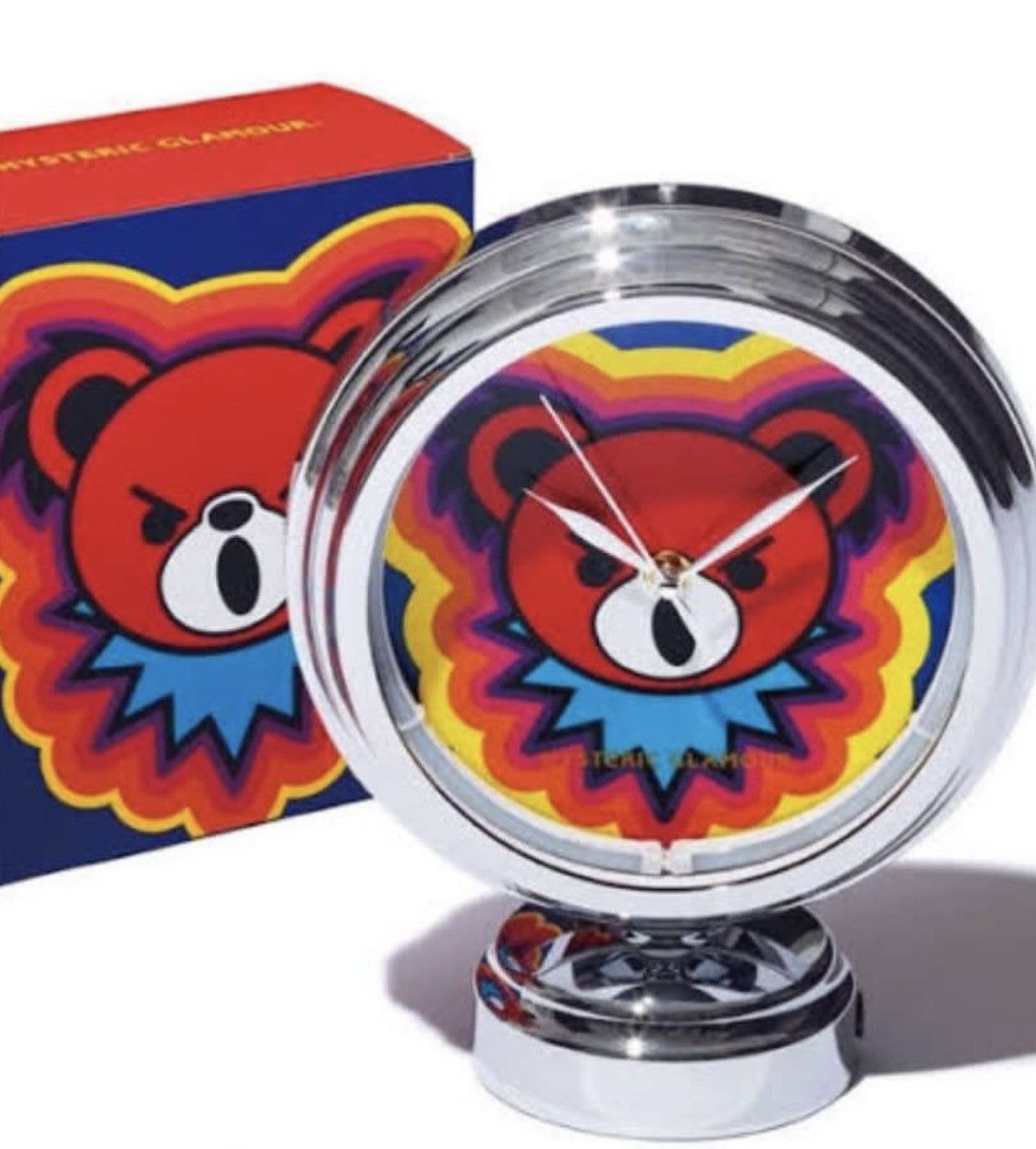 Hysteric Glamour × Japanese Brand × Vintage 🔥 Hysteric Glamour Bear neon Light Table Clock Size ONE SIZE - 4 Thumbnail