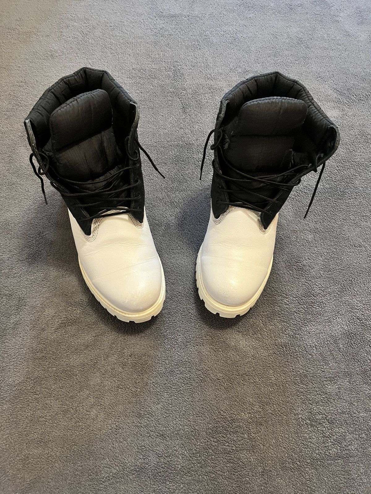 Timberland Timberland 6-Inch White Boots Size US 9.5 / EU 42-43 - 3 Thumbnail