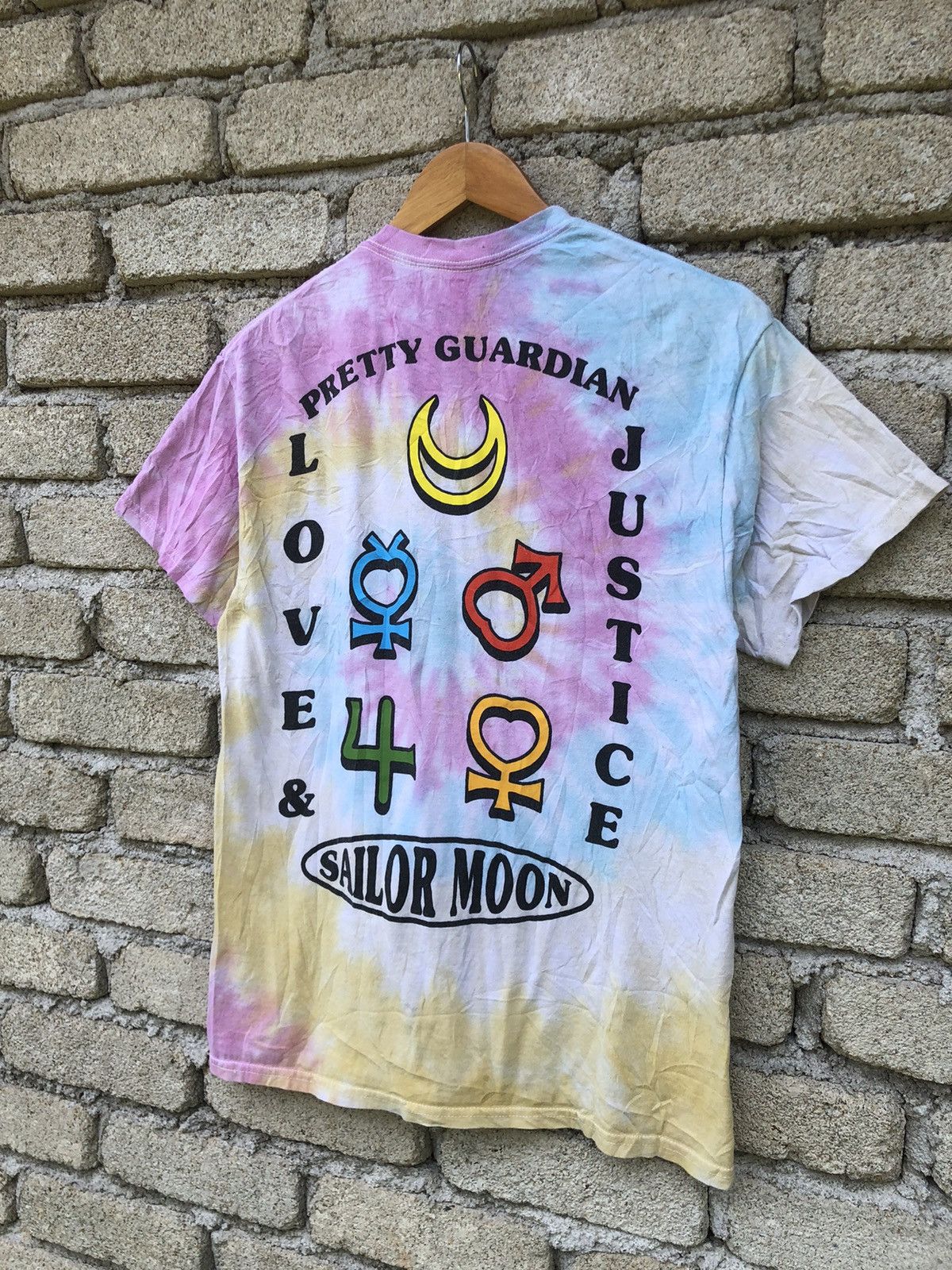 Anime Crazy Anime Sailormoon Full Characters Tye Dye Tshirt Size US M / EU 48-50 / 2 - 10 Thumbnail
