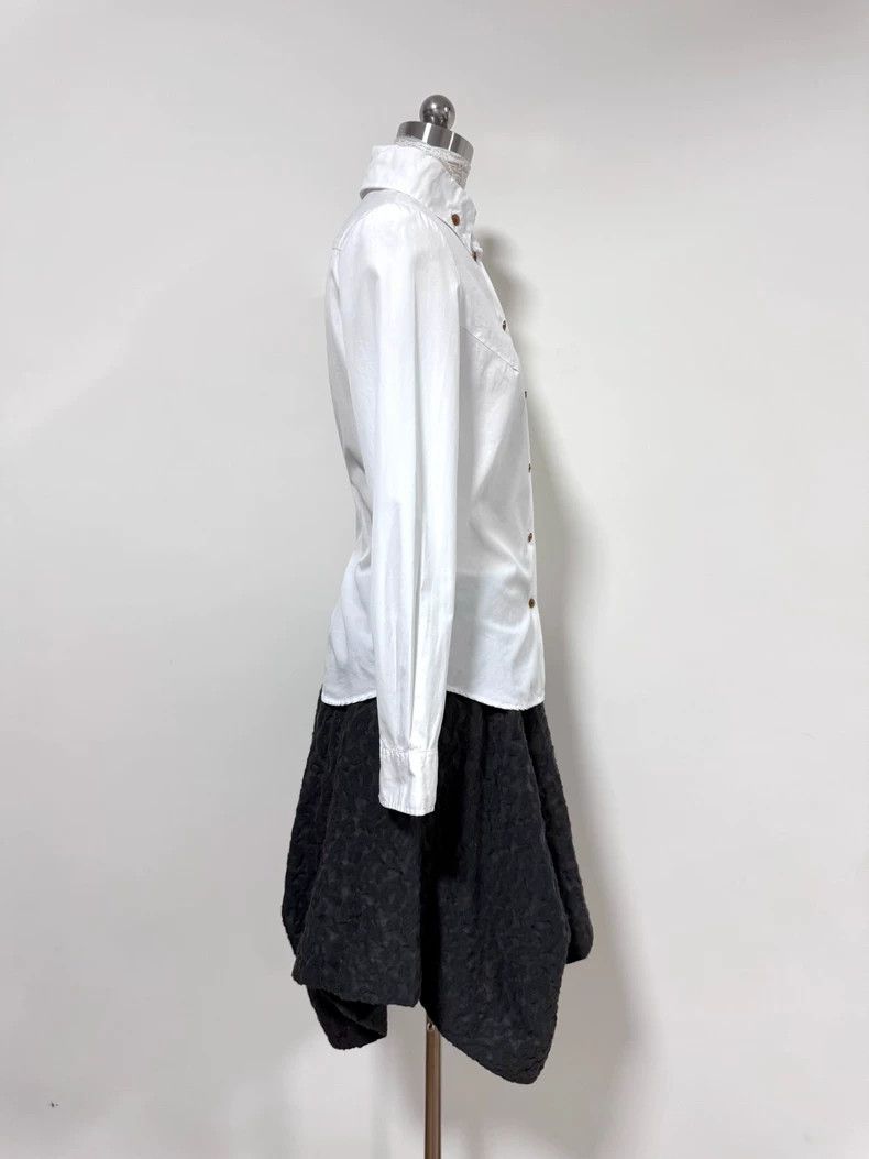 Vivienne Westwood Vivienne Westwood size2 White embroidered orb shirt Size M / US 6-8 / IT 42-44 - 4 Thumbnail