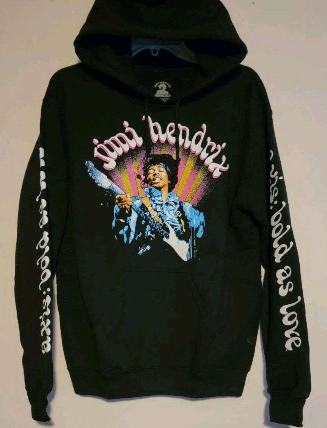 Jimi Hendrix NEW Jimi Hendrix “Bold As Love” Hoodie! L/S Hood Sweatshirt Size US S / EU 44-46 / 1 - 2 Thumbnail