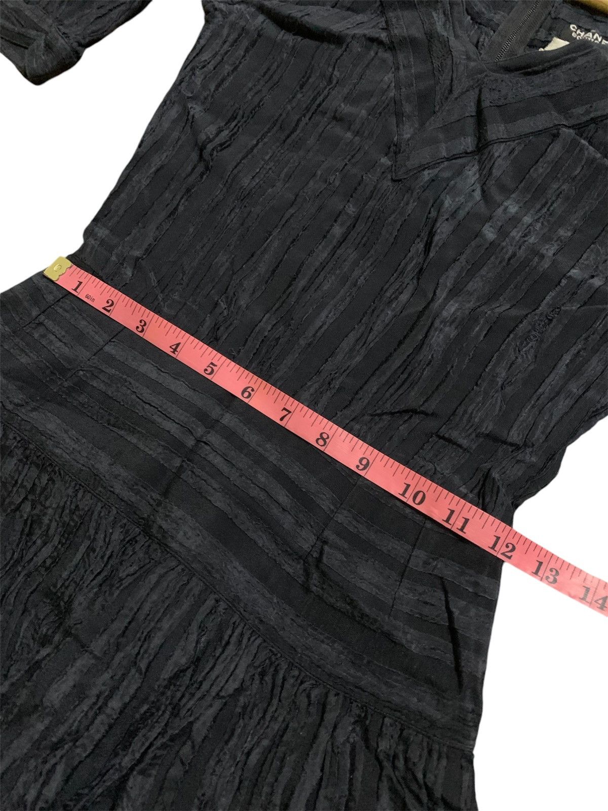 Chanel × Vintage 💥Vintage Chanel Silk Dress Shirt Size XS / US 0-2 / IT 36-38 - 8 Thumbnail