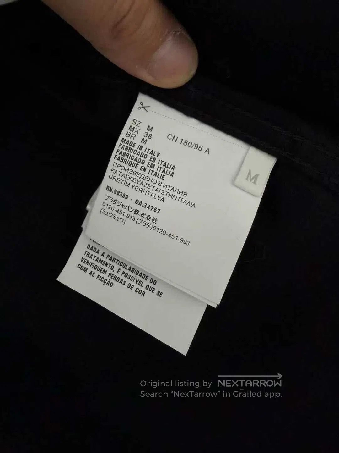 Prada prada jacket with four pockets and logo. Size US M / EU 48-50 / 2 - 3 Thumbnail