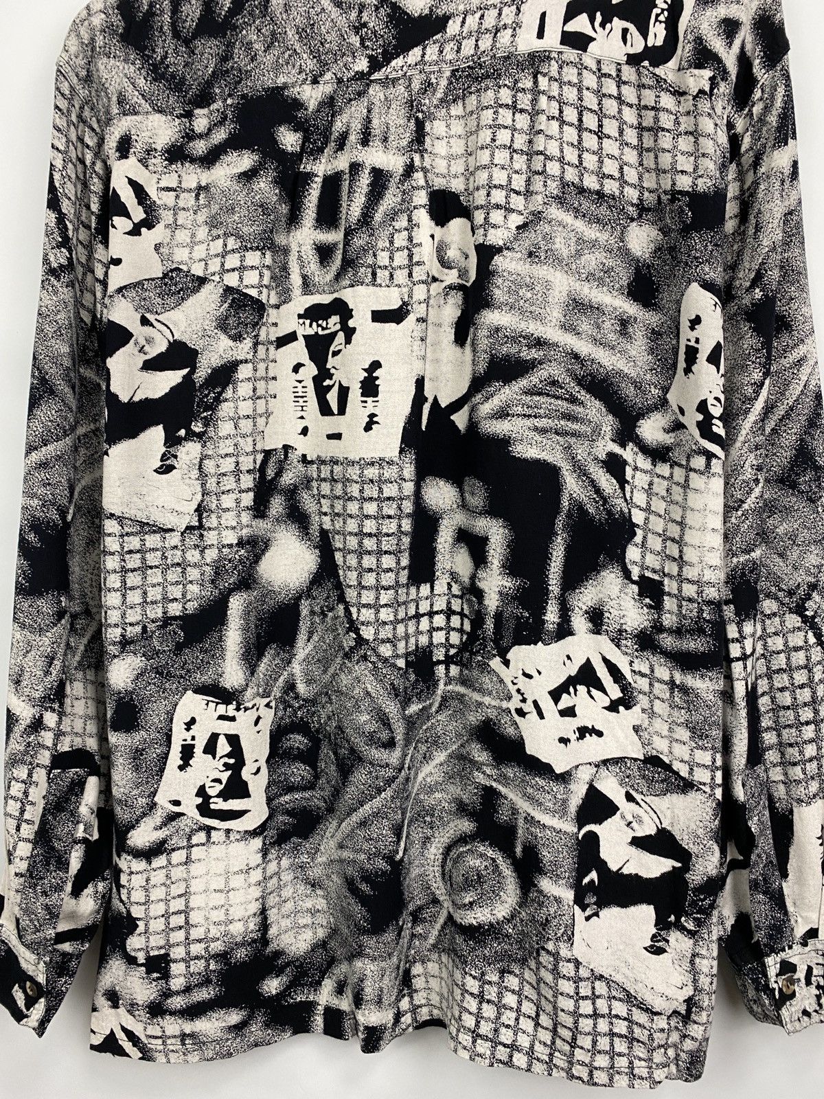Affliction 🇺🇸 Avant Garde Opium Style Art Shirt Y2K Retro Anarchy Size US XL / EU 56 / 4 - 8 Thumbnail