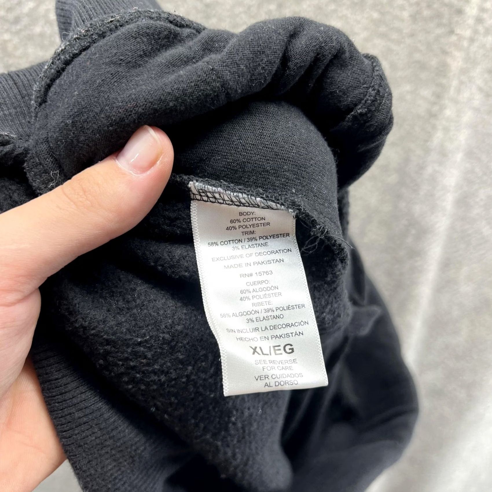 Champion VINTAGE? No. Champion Sweatpants Mens XL Black Joggers Fleece Lined Athletic Lounge Pants Size US 36 / EU 52 - 6 Thumbnail