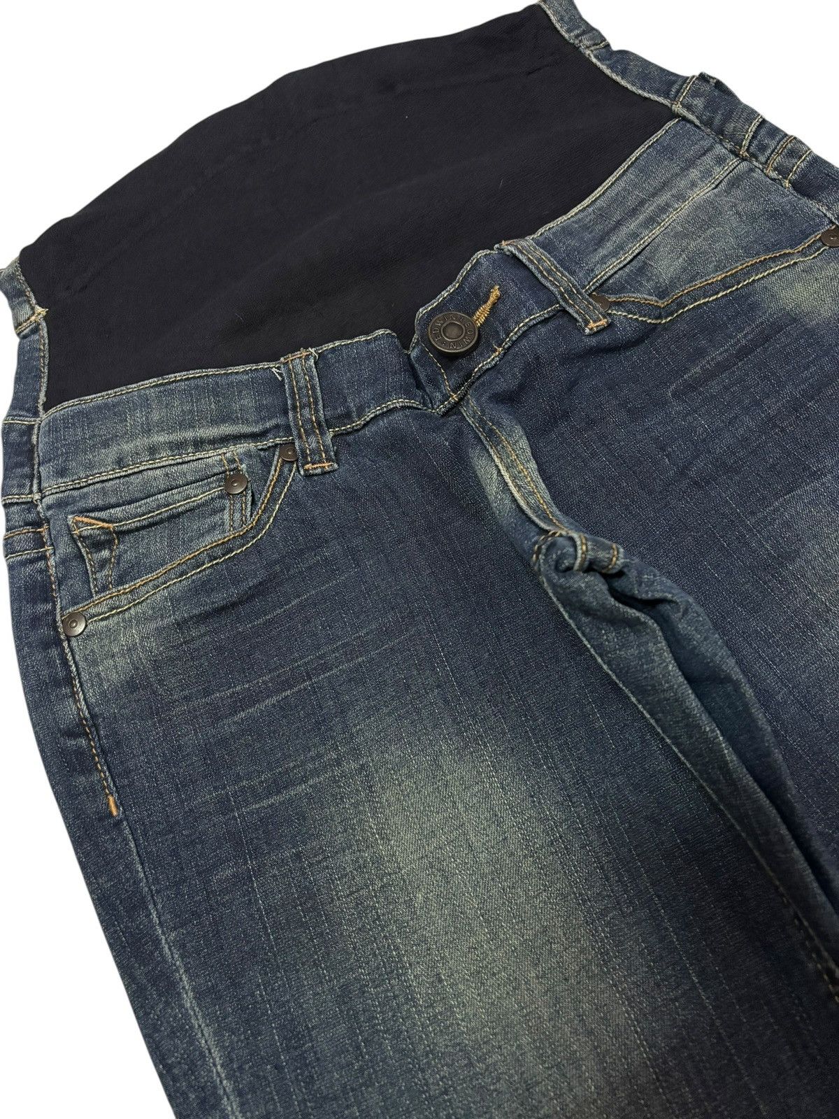Edwin Vtg Edwin Japan High Waist Distressed Jeans Size 30" / US 8 / IT 44 - 3 Thumbnail