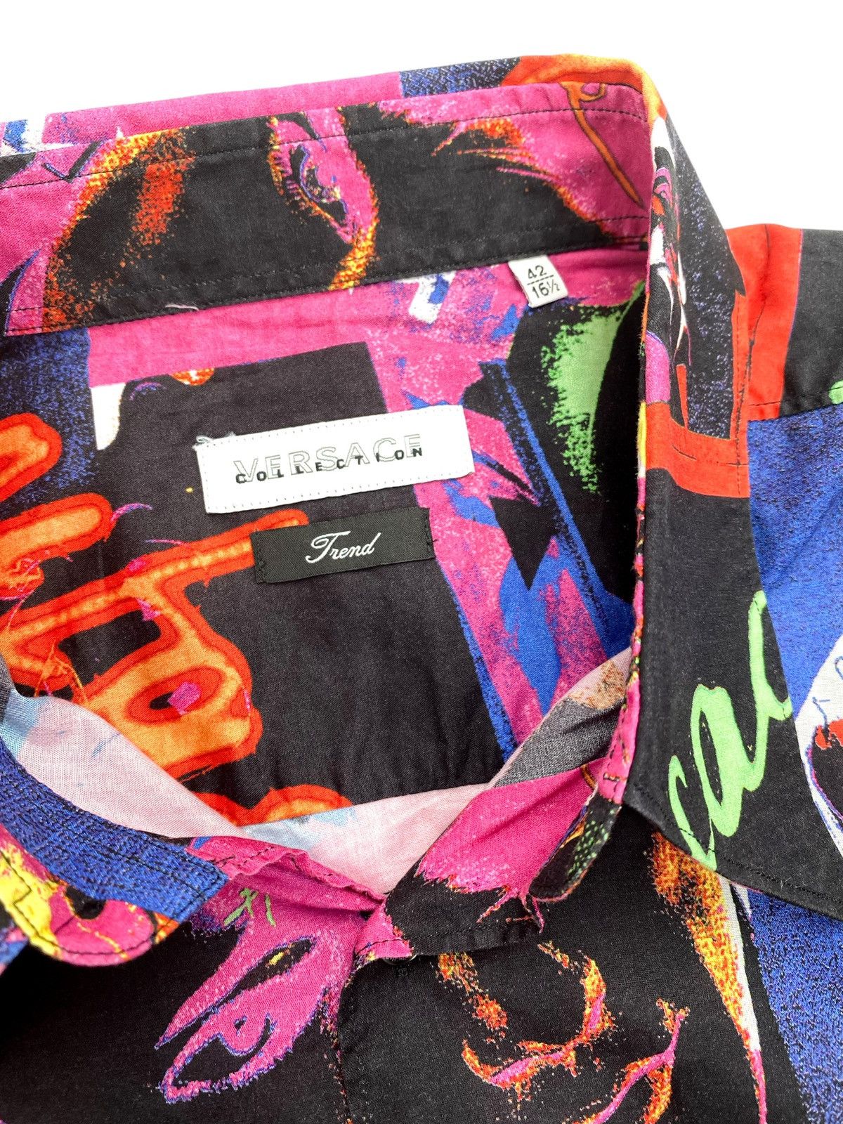 Versace × Versace Jeans Couture × Vintage Vintage 90s Versace Shirt Size US L / EU 52-54 / 3 - 3 Thumbnail