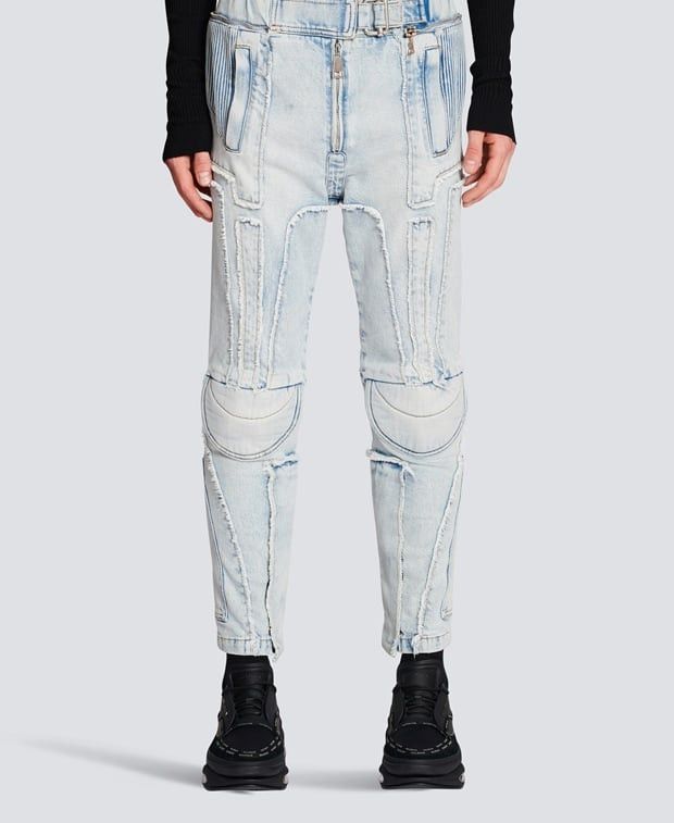 Balmain Straight leg jeans Size US 34 / EU 50 - 1 Thumbnail