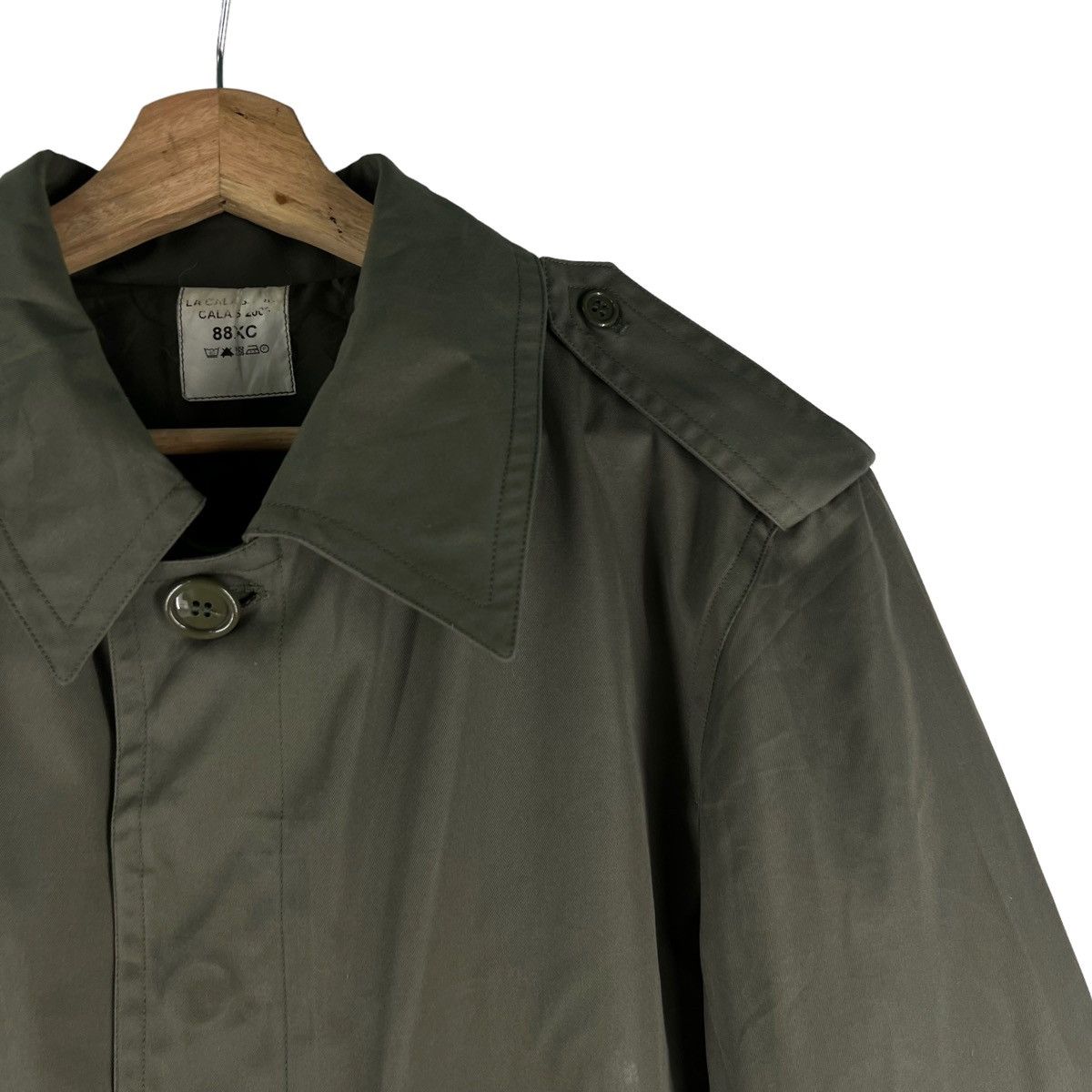 Vintage 🔥VINTAGE LONG JACKET FLY MILITARY USA ARMY DOUBLE COLLAR Size US M / EU 48-50 / 2 - 3 Thumbnail
