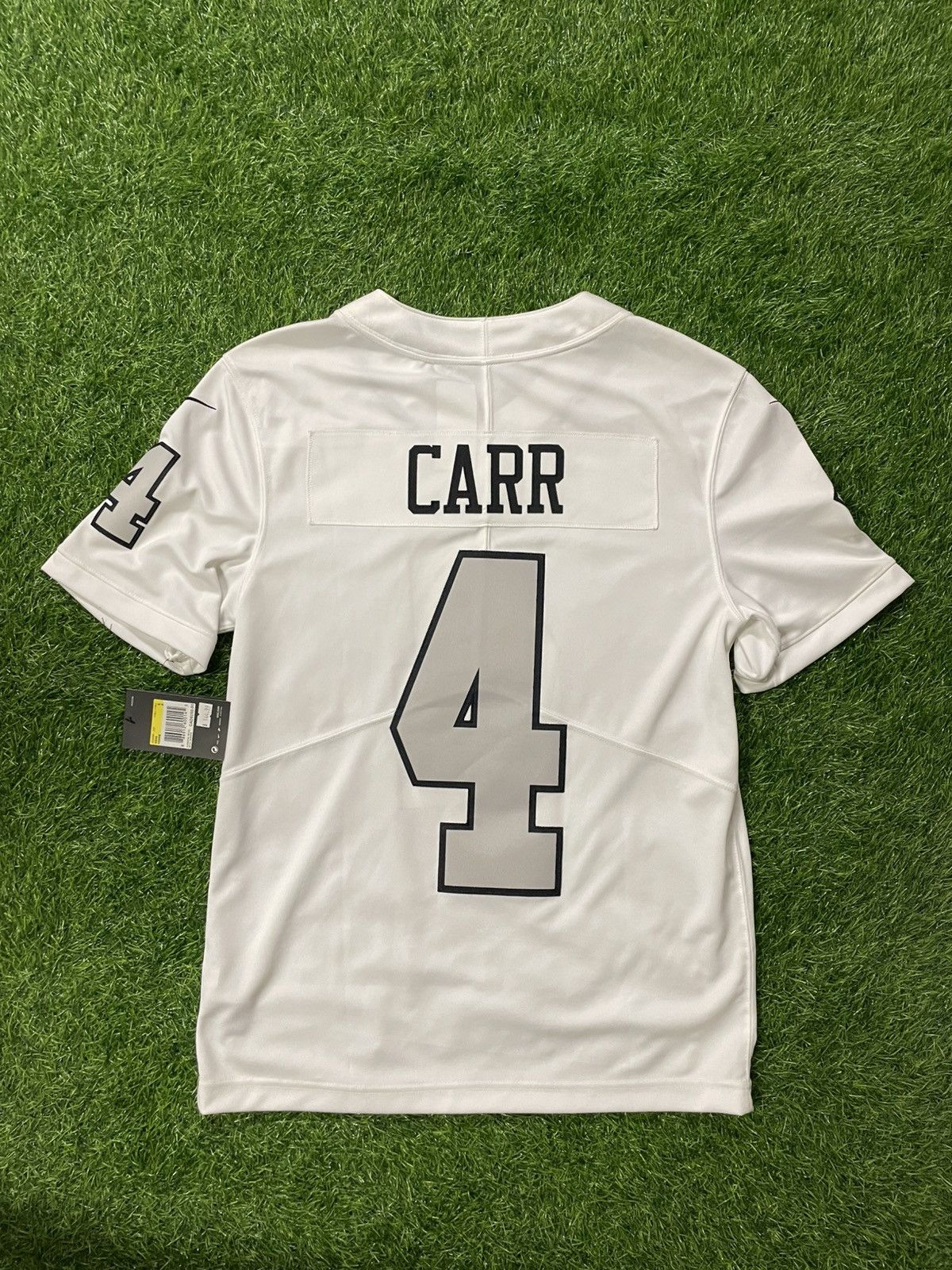 NFL Nike NFL Oakland Raiders Jersey Derek Carr Small White Short Size US S / EU 44-46 / 1 - 2 Thumbnail