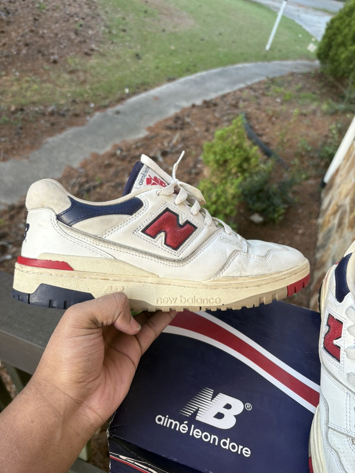 New Balance × Vintage Aime Leon Dore New Balance 550 Size US 10 / EU 43 - 4 Thumbnail