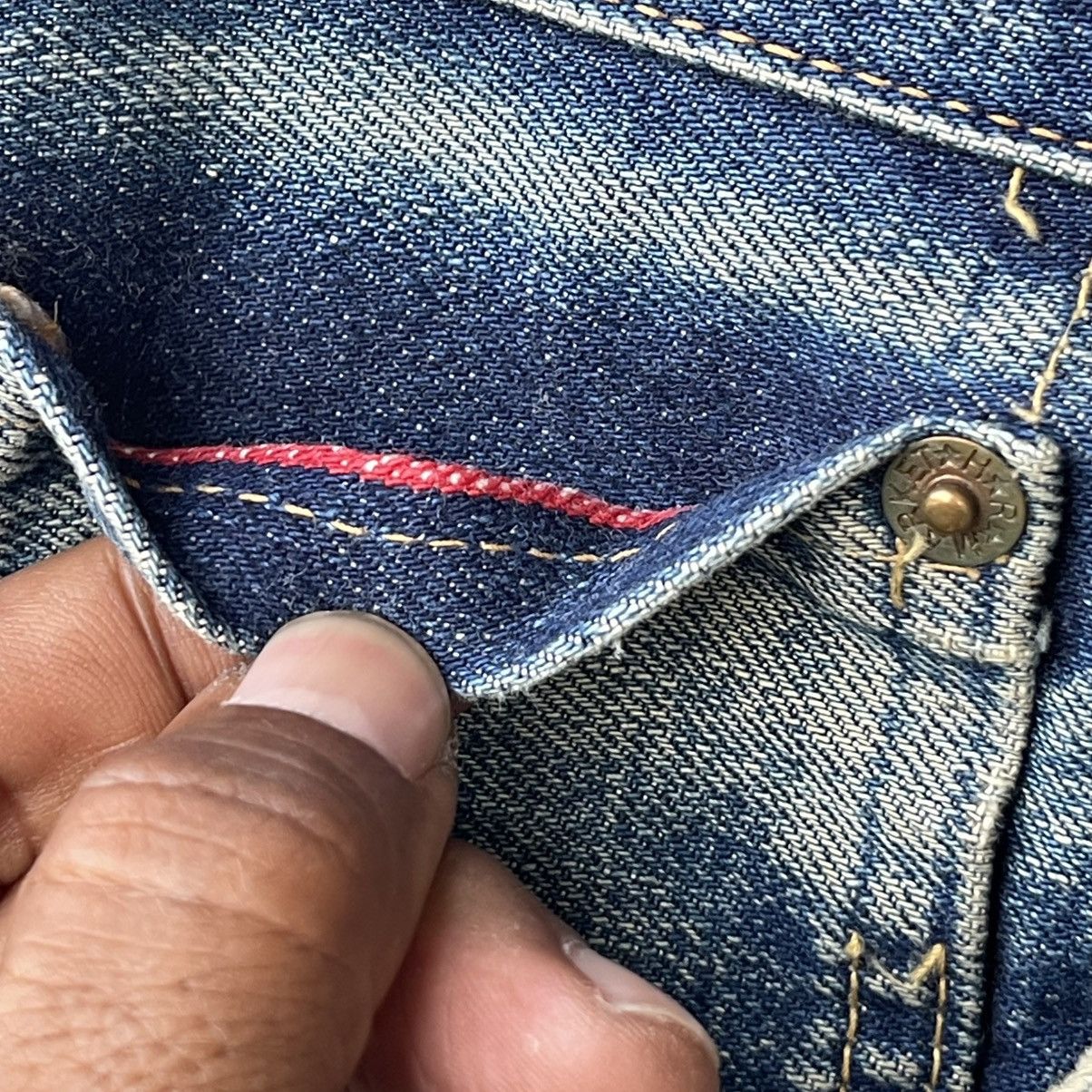 Iron Heart Trashed Hollywood Ranch Market x Iron Heart Selvedge Denim Size US 32 / EU 48 - 9 Thumbnail