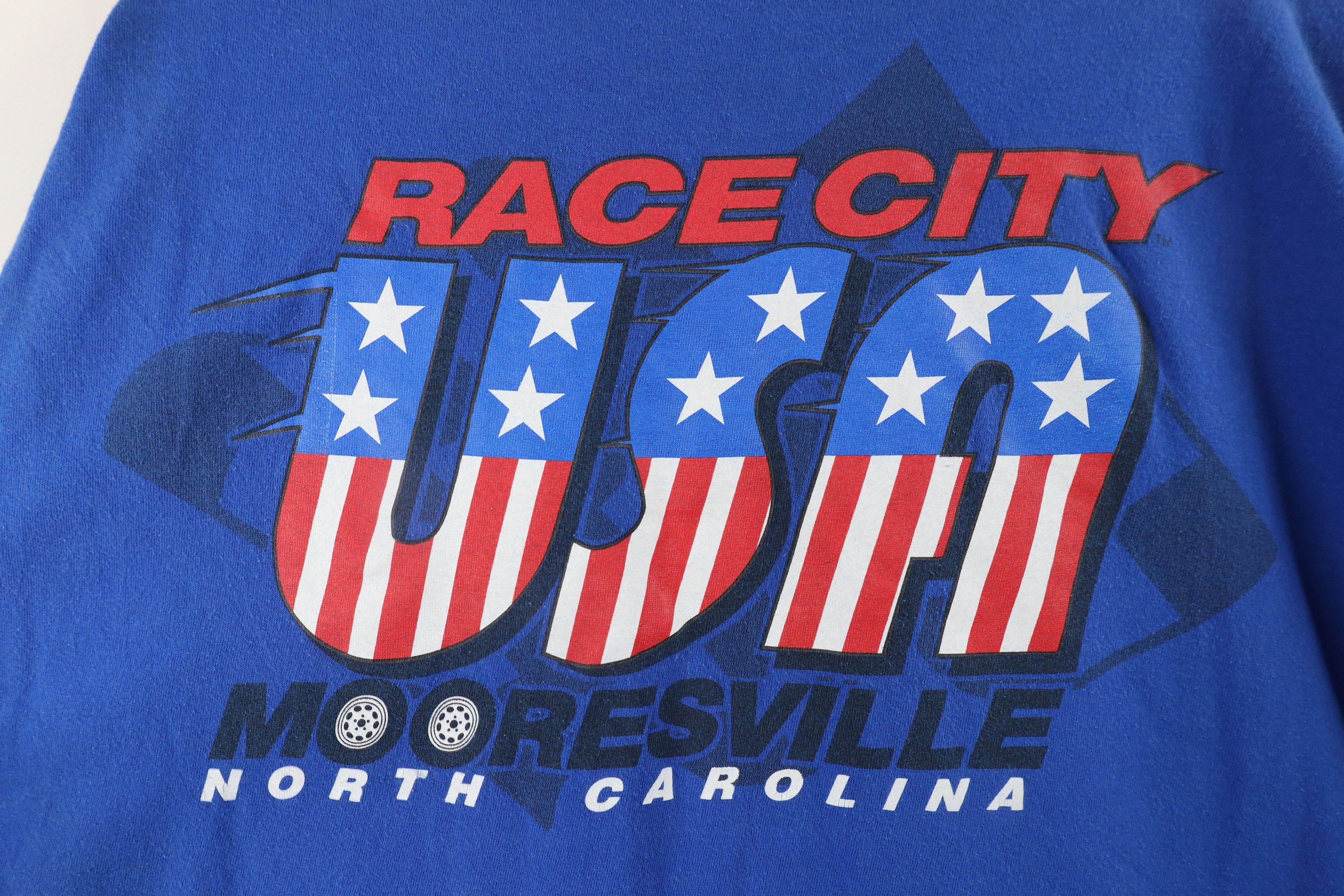 Vintage Vintage City USA Mooresville North Carolina Speedway T-Shirt Size US XXL / EU 58 / 5 - 10 Thumbnail