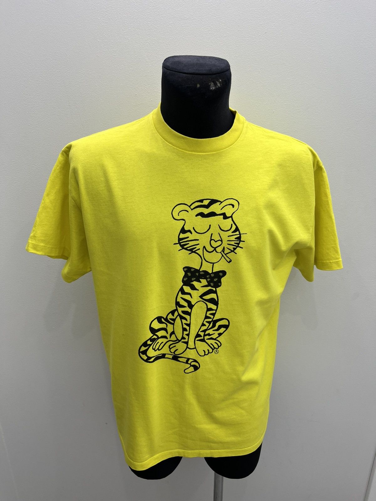 Aries Aries Smoking Tiger Printed Cotton Tee T-shirt Size US L / EU 52-54 / 3 - 1 Thumbnail