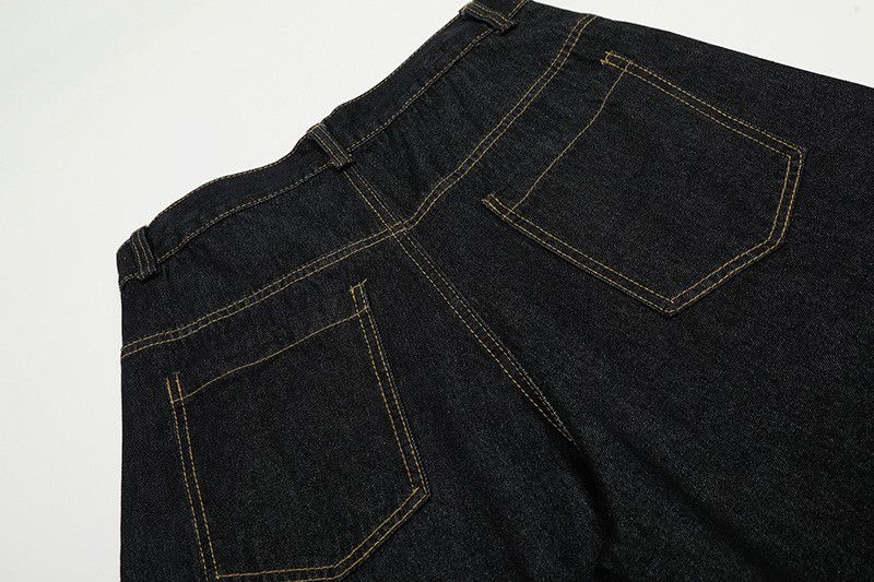 Jean Men's wide-leg street style baggy cutaway jeans Size US 32 / EU 48 - 5 Thumbnail