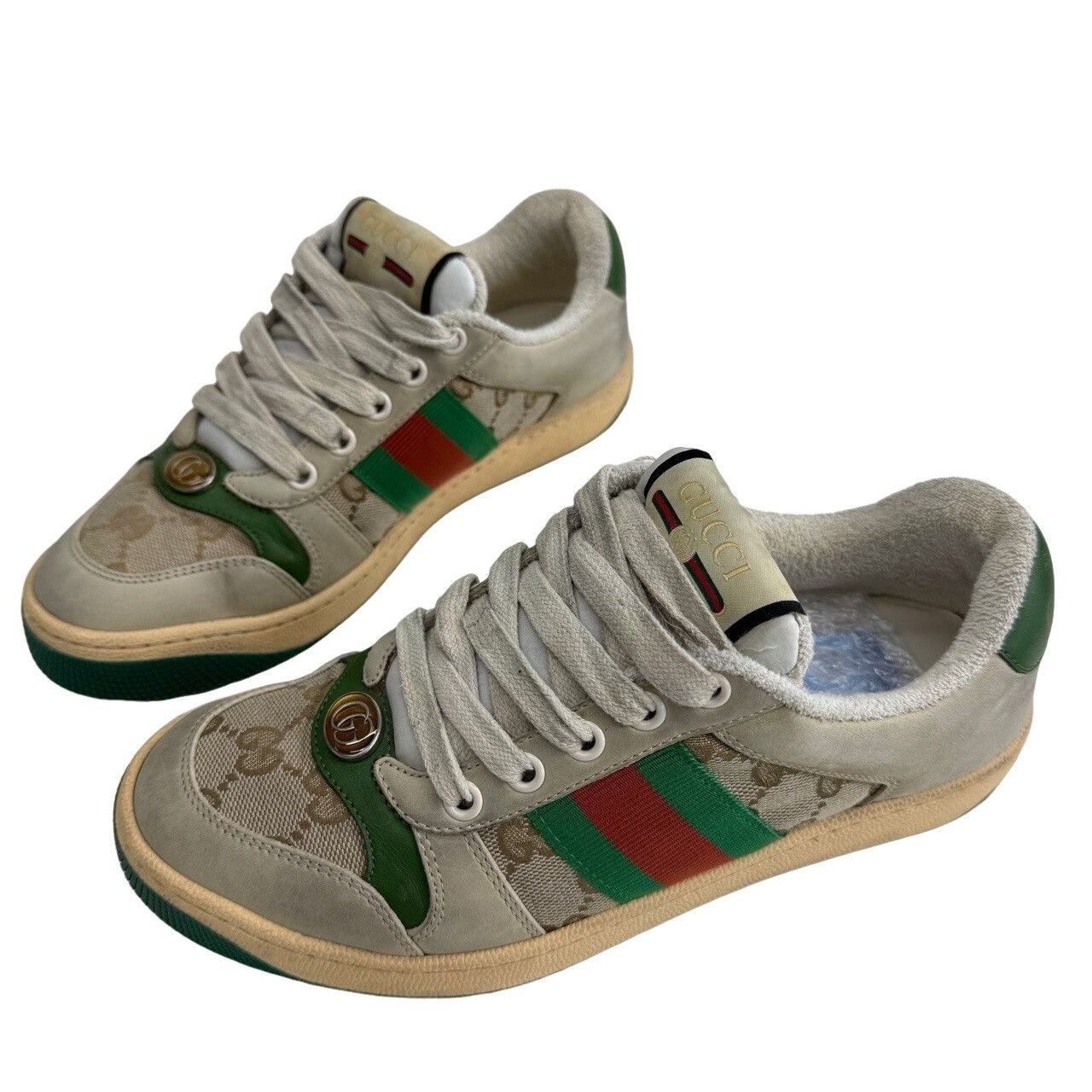 Gucci Gucci Screener GG Canvas Sneakers Size 35 Size US 5 / IT 35 - 1 Thumbnail
