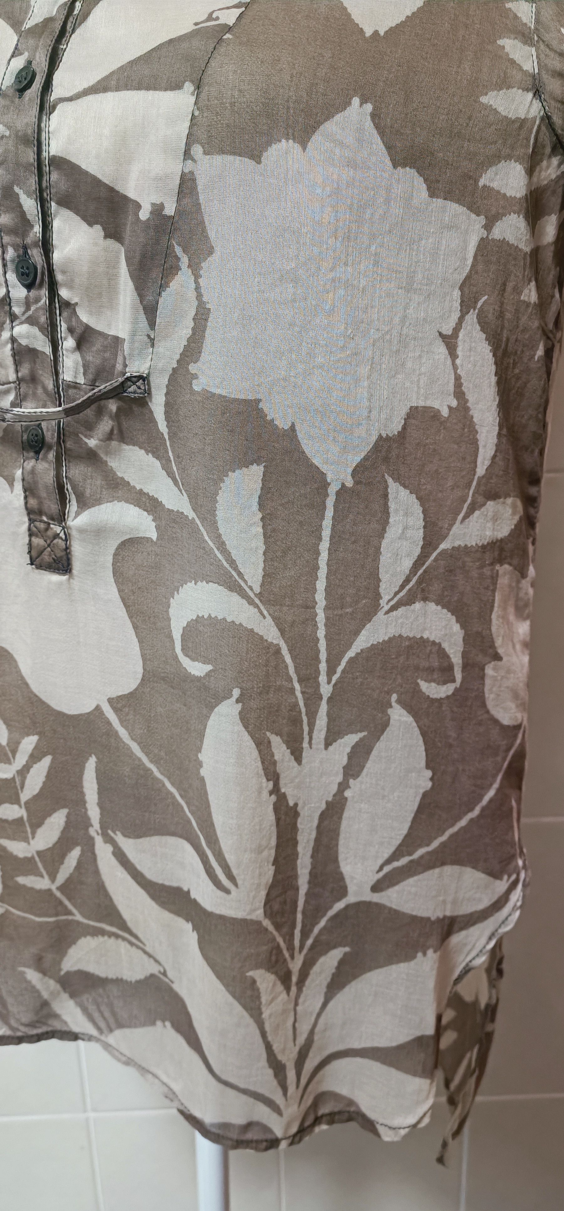 Prada SS2001 - Flower cotton top Size US S / EU 44-46 / 1 - 9 Thumbnail