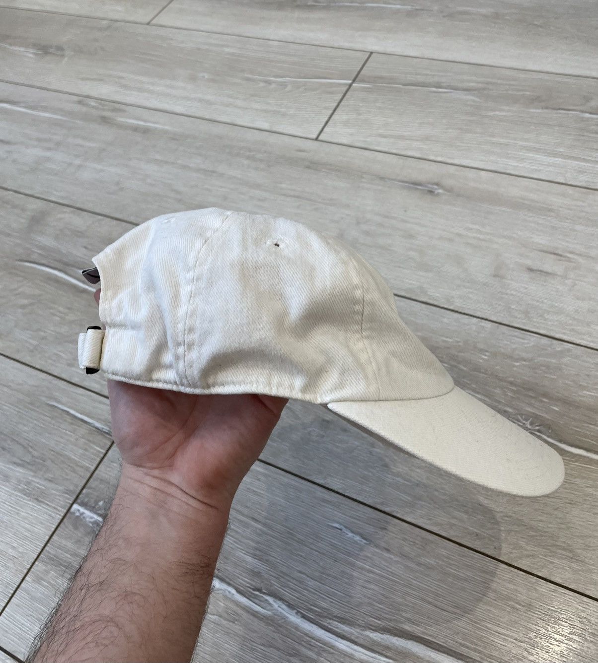 Nike × Vintage Vintage Nike Hat Cap Strapback Swoosh Cotton Twill 90s VTG Size ONE SIZE - 5 Thumbnail