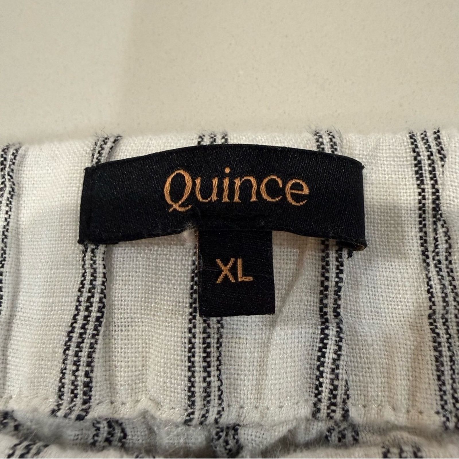 Quince Quince 100% European Linen Tapered Ankle Pants Women’s XL Size 38" / US 16 / IT 52 - 10 Thumbnail