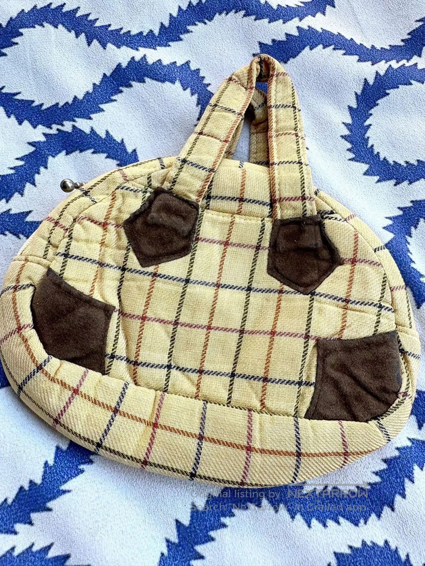 Vivienne Westwood Vivienne Westwood Vintage Yellow Plaid Mini Bowling Bag. Size ONE SIZE - 2 Thumbnail