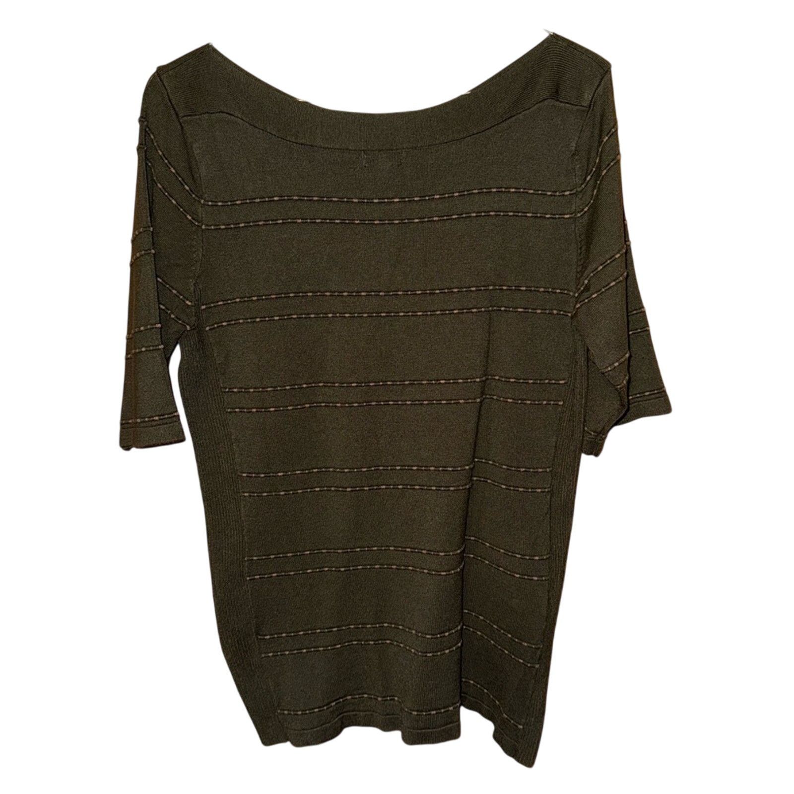 Other Hannah Size Large Women's Forest Green Top Size L / US 10 / IT 46 - 2 Thumbnail