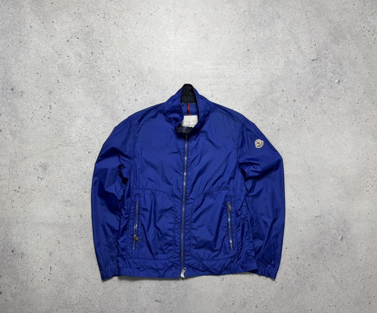 Moncler Moncler Renoir Giubbotto Luxury Nylon Jacket Size 2 Blue Size US M / EU 48-50 / 2 - 1 Thumbnail