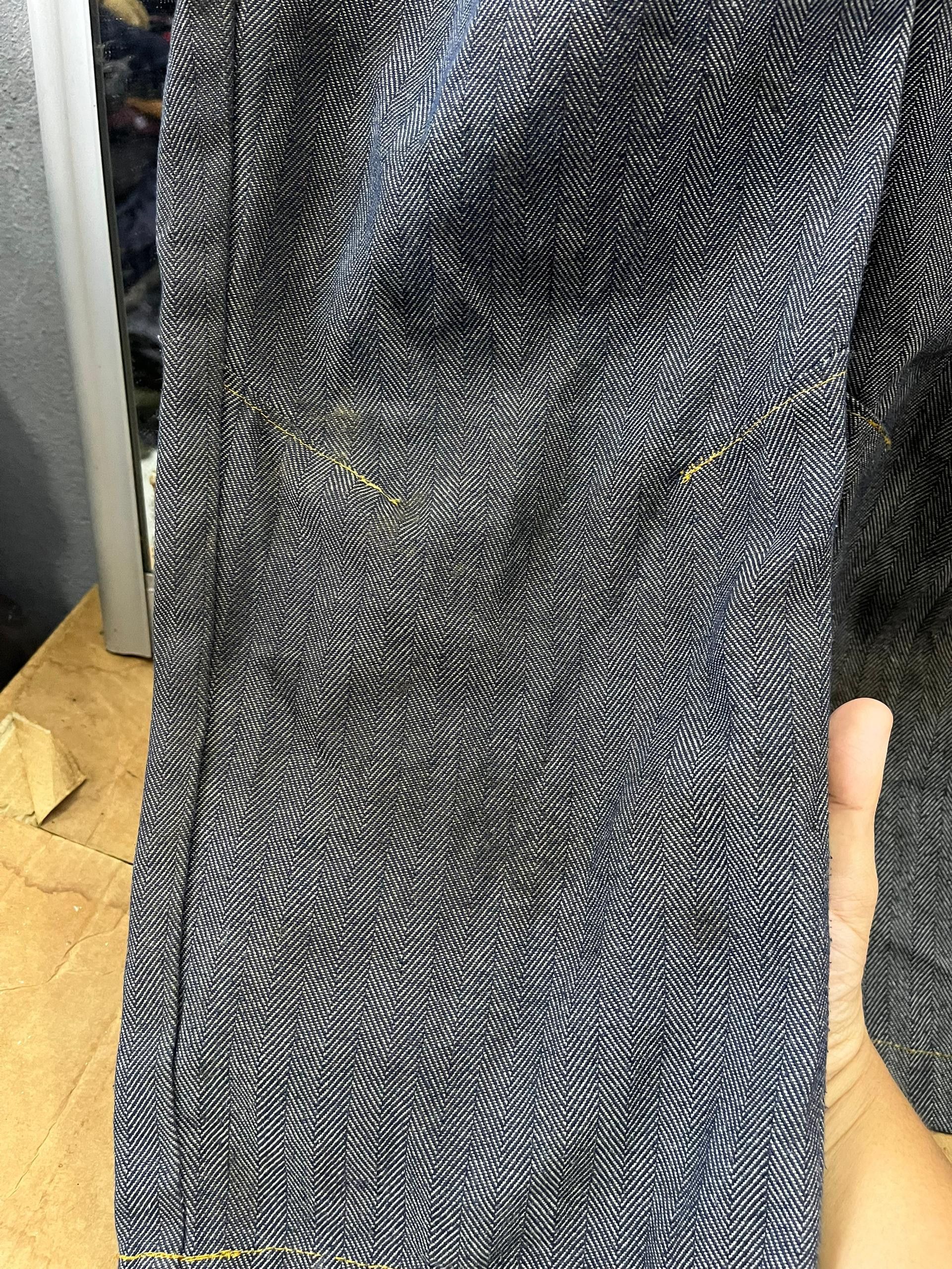 Japanese Brand Zack Styles Gold Herringbone Denim Coverall Size US S / EU 44-46 / 1 - 7 Thumbnail