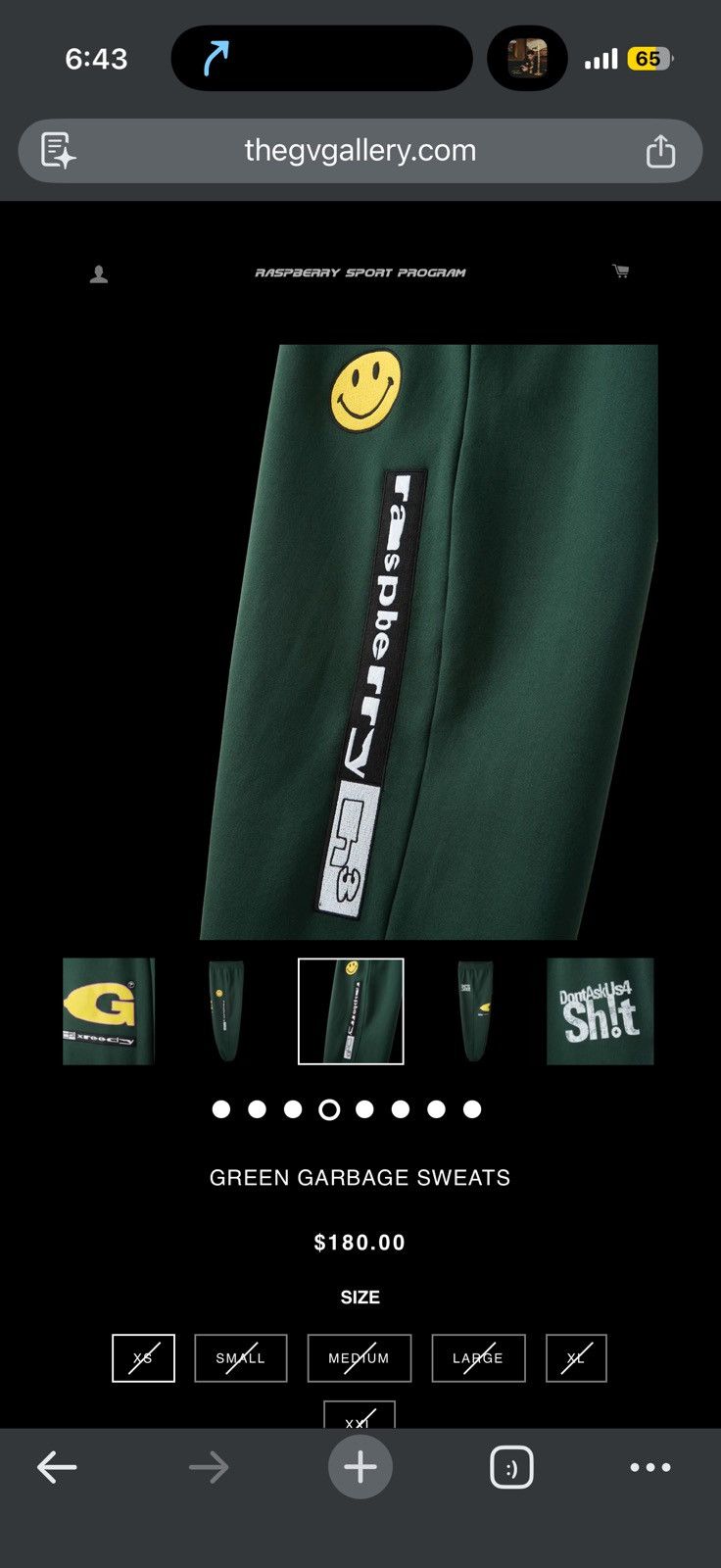 The GV Gallery GV Gallery Raspberry Hills Greedy Unit Garbage Sweatpants Size US 36 / EU 52 - 9 Thumbnail