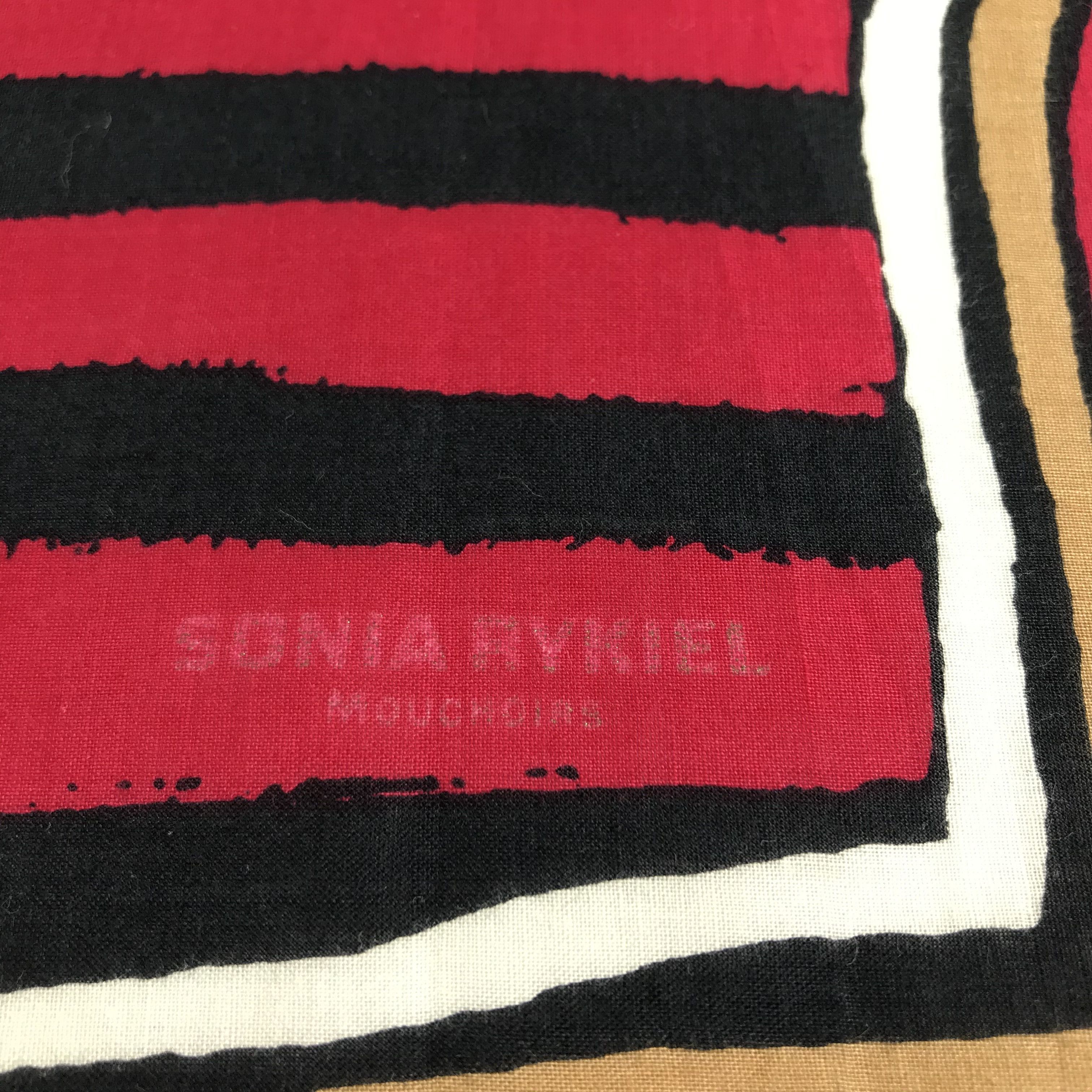 Sonia Rykiel Sonia Rykiel Handkerchief Neckerchief Bandana H1159 Size ONE SIZE - 3 Thumbnail