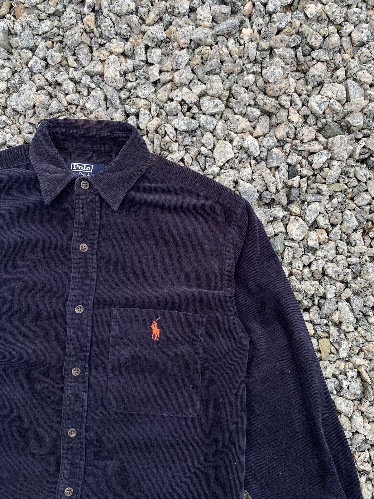 Polo Ralph Lauren Vintage Polo Ralph Lauren Corduroy Long Sleeve Sunfaded Size US M / EU 48-50 / 2 - 2 Thumbnail