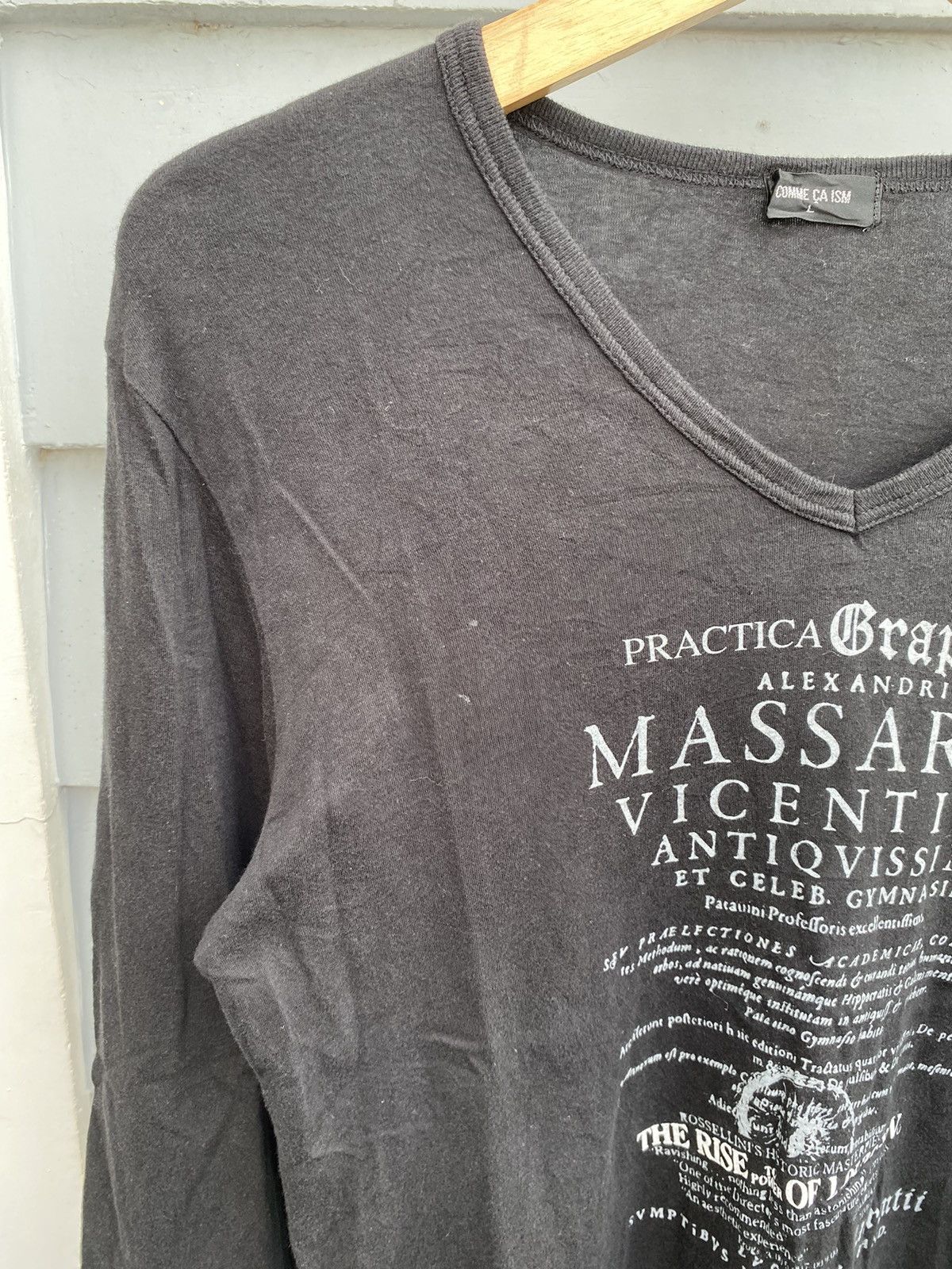 Japanese Brand Comme Ca Ism Japanese Grunge Dark Luxury Avant Garde Style Size L / US 10 / IT 46 - 3 Thumbnail