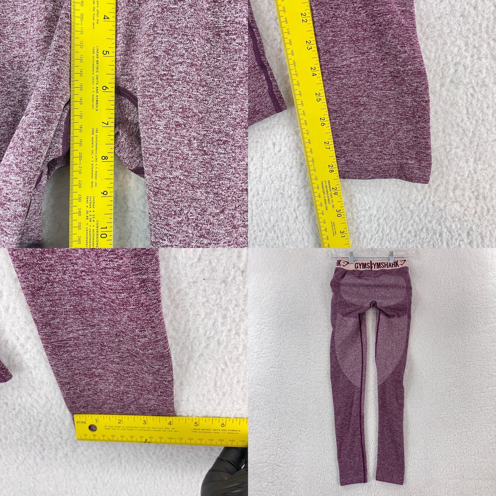 Gymshark Gymshark Purple Seamless Flex V3 Leggings Womens Size Small High Waist Athletic Size 28" / US 6 / IT 42 - 8 Thumbnail