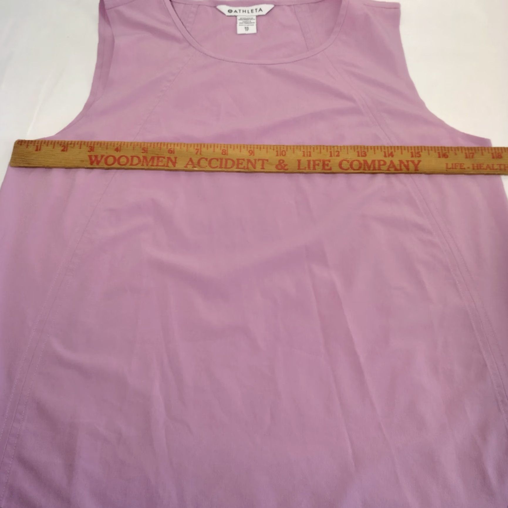 Athleta Athleta Zephyr Refined Tank Top Shirt Women XS Purple Mauve Sleeveless Round Neck Pullover Wide Strap Activewear Camisole Size XS / US 0-2 / IT 36-38 - 4 Thumbnail
