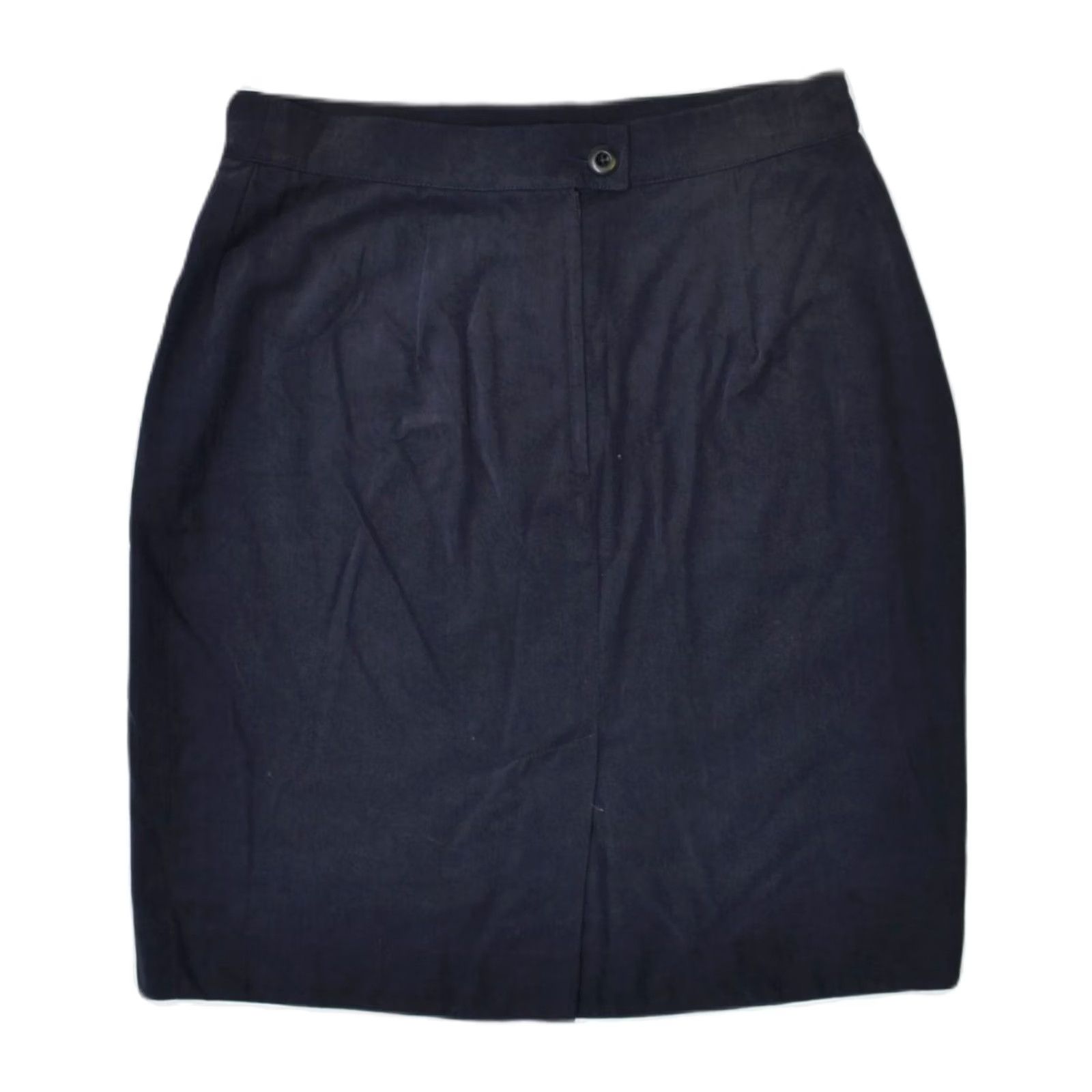 Marella Marella Womens Pencil Skirt Large UK 16 W30 Black Cupro Size 36" / US 14 / IT 50 - 2 Thumbnail