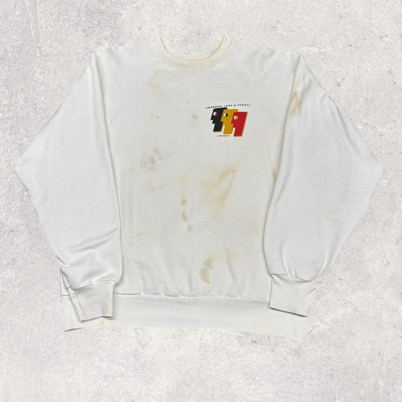 Vintage Vintage Emerson Lake And Powell Sweatshirt Size US XL / EU 56 / 4 - 1 Thumbnail
