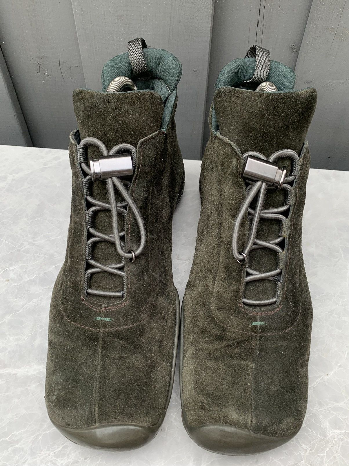 Prada × Vintage Vintage Prada Sport Boots F/W 1999 0773 Suede Hiking 2000s Size US 7.5 / IT 37.5 - 11 Thumbnail