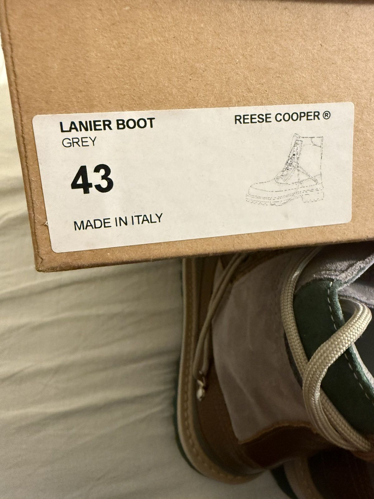 Reese Cooper Reese Cooper Lanier Boot Grey / Green 43 10 Size US 10 / EU 43 - 9 Thumbnail