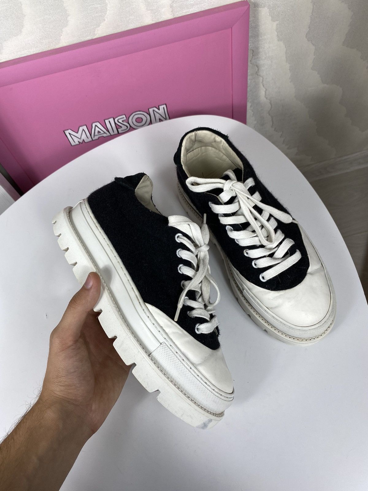 Maison Margiela MM6 Maison Margiela Platform Ponyhair Size US 8 / IT 38 - 8 Thumbnail