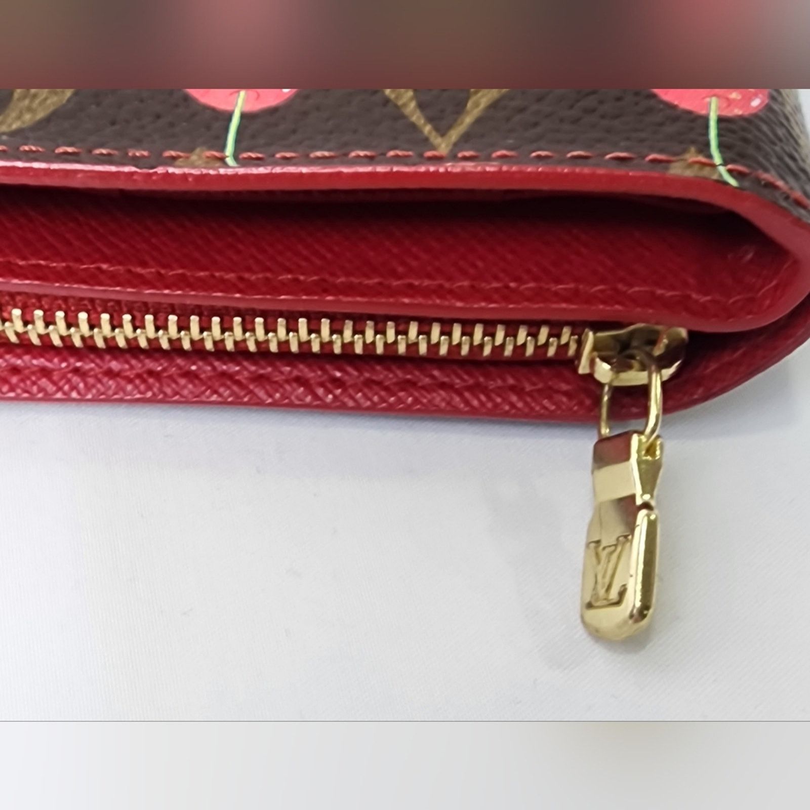Louis Vuitton Louis Vuitton Limited Edition Murakami Cerises Zippy Wallet Size ONE SIZE - 3 Thumbnail