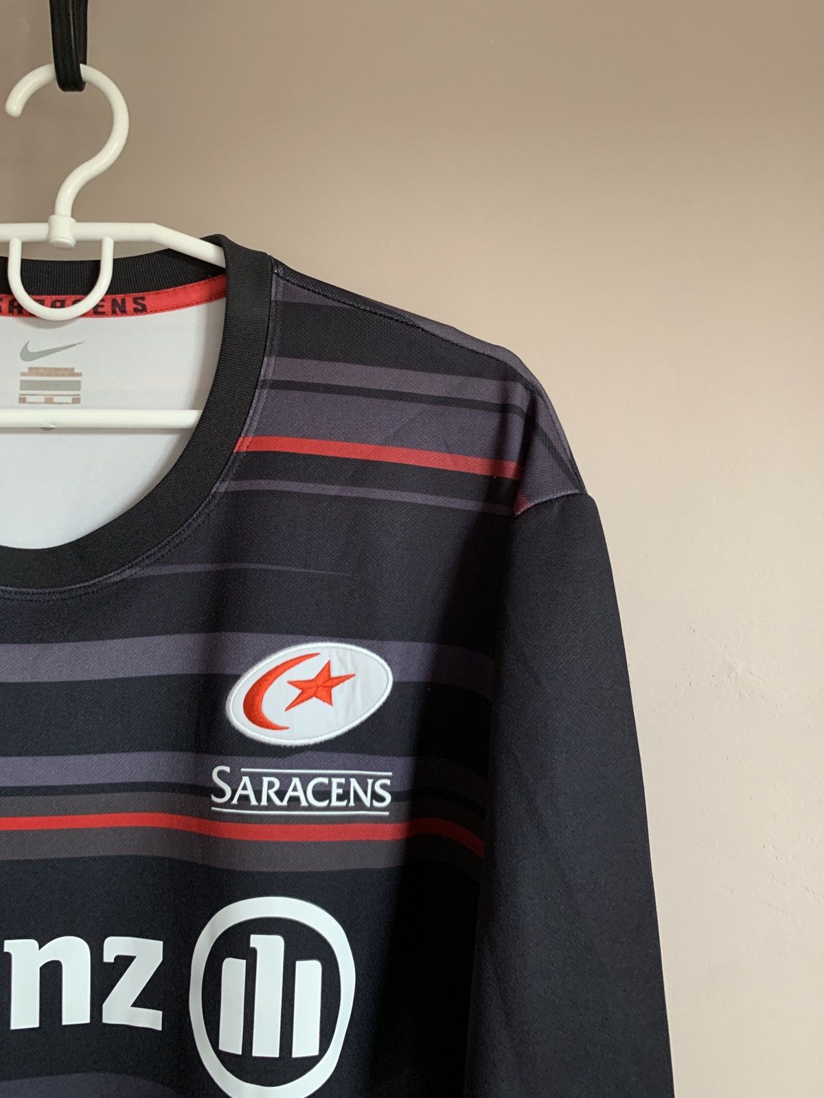 Nike Saracens 2014 Away Rugby Union Shirt Nike Jersey Size XL Size US XL / EU 56 / 4 - 4 Thumbnail