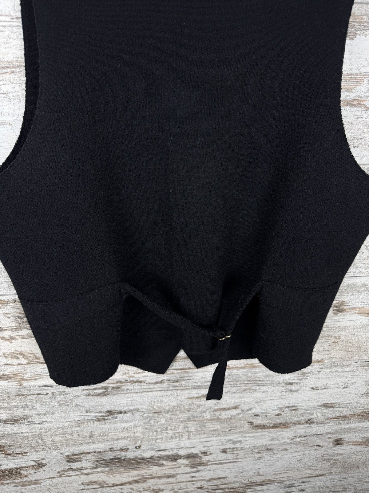 Barena × Vintage Mens Vintage Barena Vest luxury black wool Lana jacket Size US XL / EU 56 / 4 - 10 Thumbnail